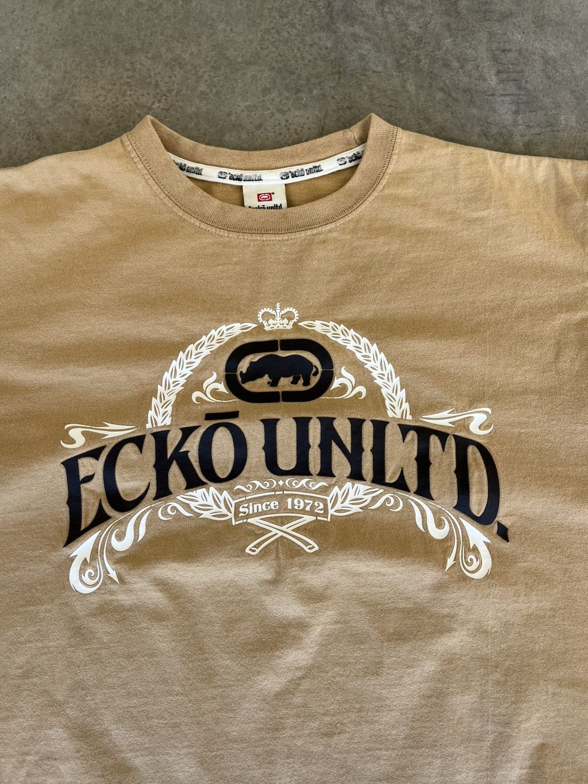 Ecko Unltd. × Vintage Y2K Ecko Unltd Wreath Tee Skate Grunge Punk Size US XL / EU 56 / 4 - 2 Thumbnail