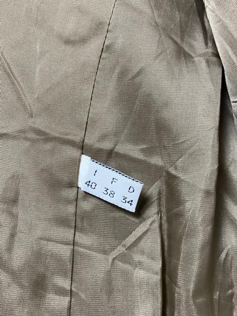 Japanese Brand Vintage GENY Collarless Blazer with Buttons (202) Size XS / US 0-2 / IT 36-38 - 3 Thumbnail