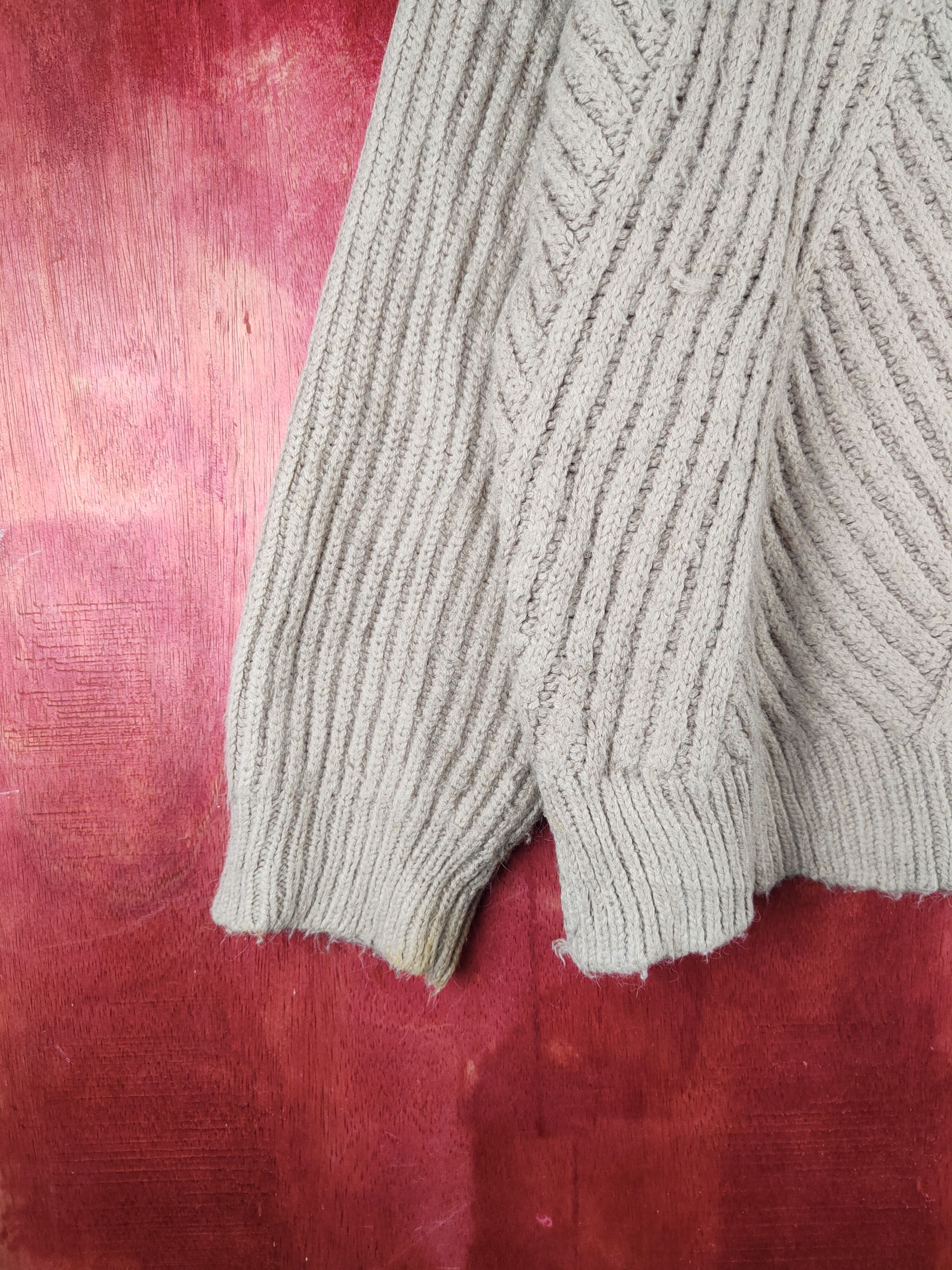 Japanese Brand × Vintage Manjuer Light Brown Knitwear Sweatshirts #S2351 Size US M / EU 48-50 / 2 - 4 Thumbnail
