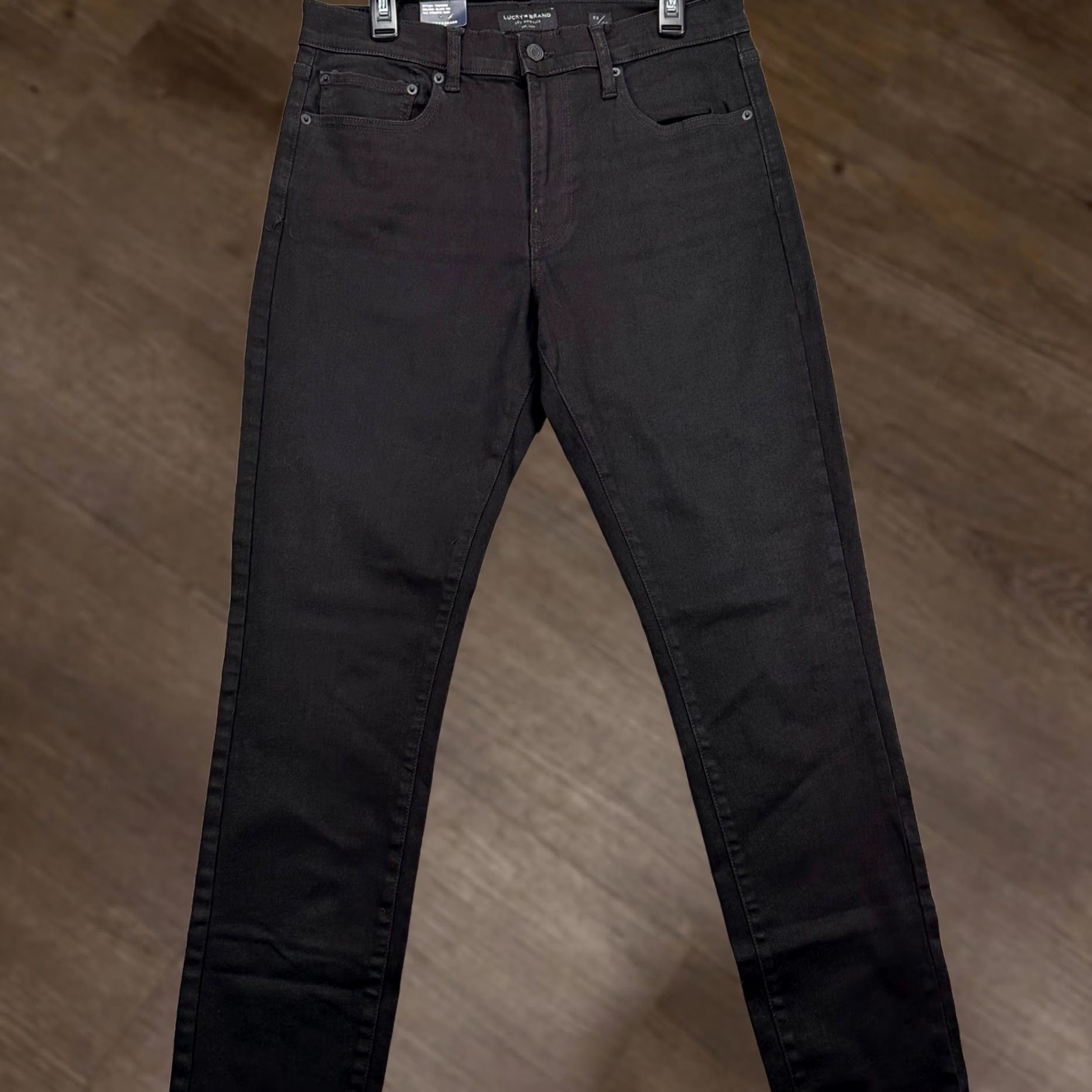 Lucky Brand Lucky Brand 412 Mens Slim Jeans 32X32 Black Denim 2 Way Stretch NEW Size US 32 / EU 48 - 1 Thumbnail