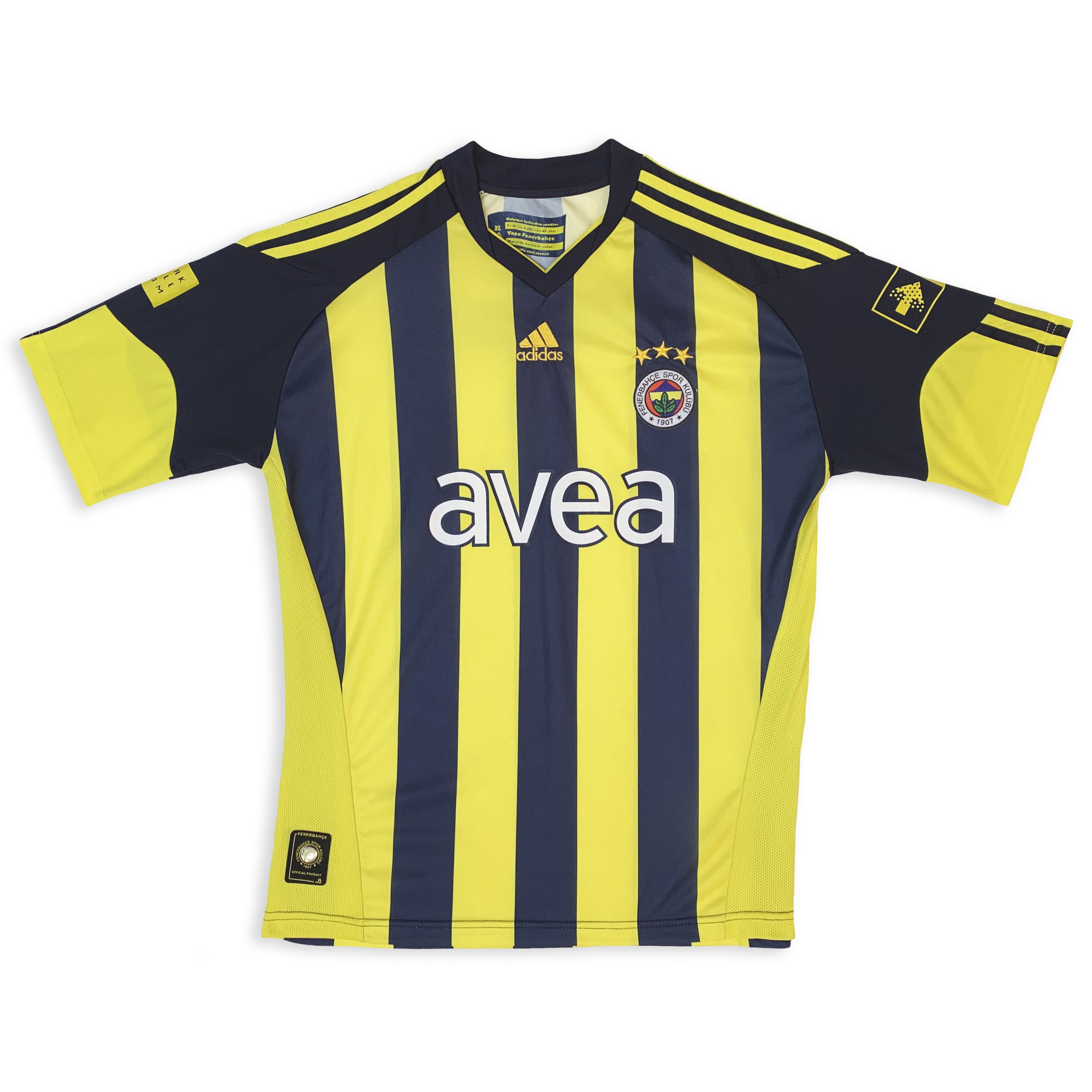 Adidas ADIDAS FENERBAHCE Jersey Football Soccer 2010 2011 Home Kit Size US L / EU 52-54 / 3 - 2 Thumbnail