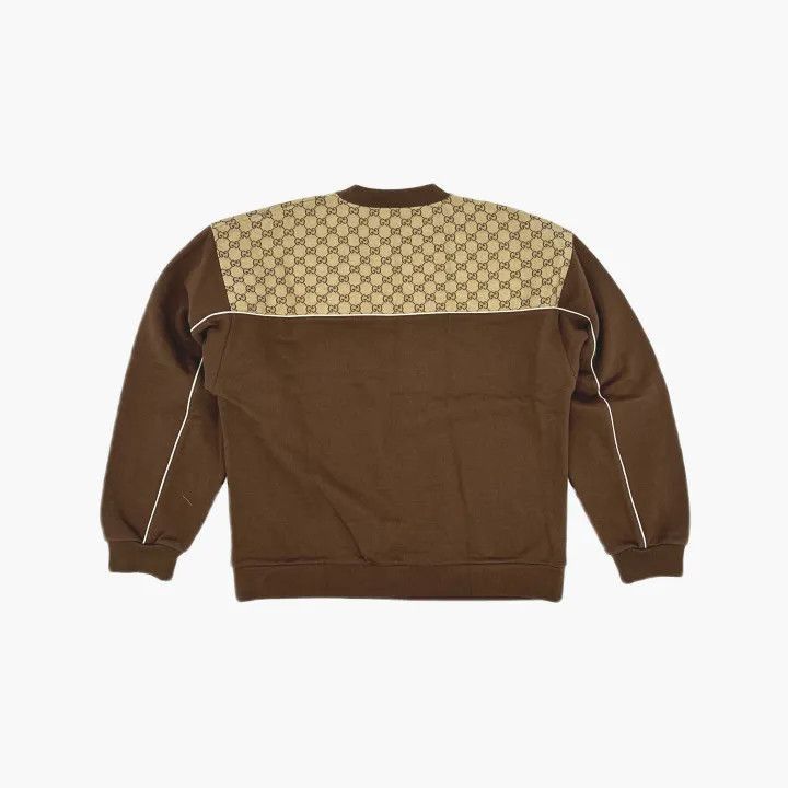 Gucci Gucci Gucci Logo Print Brown Long Sleeve Sweatshirt -2506 Size US S / EU 44-46 / 1 - 3 Thumbnail