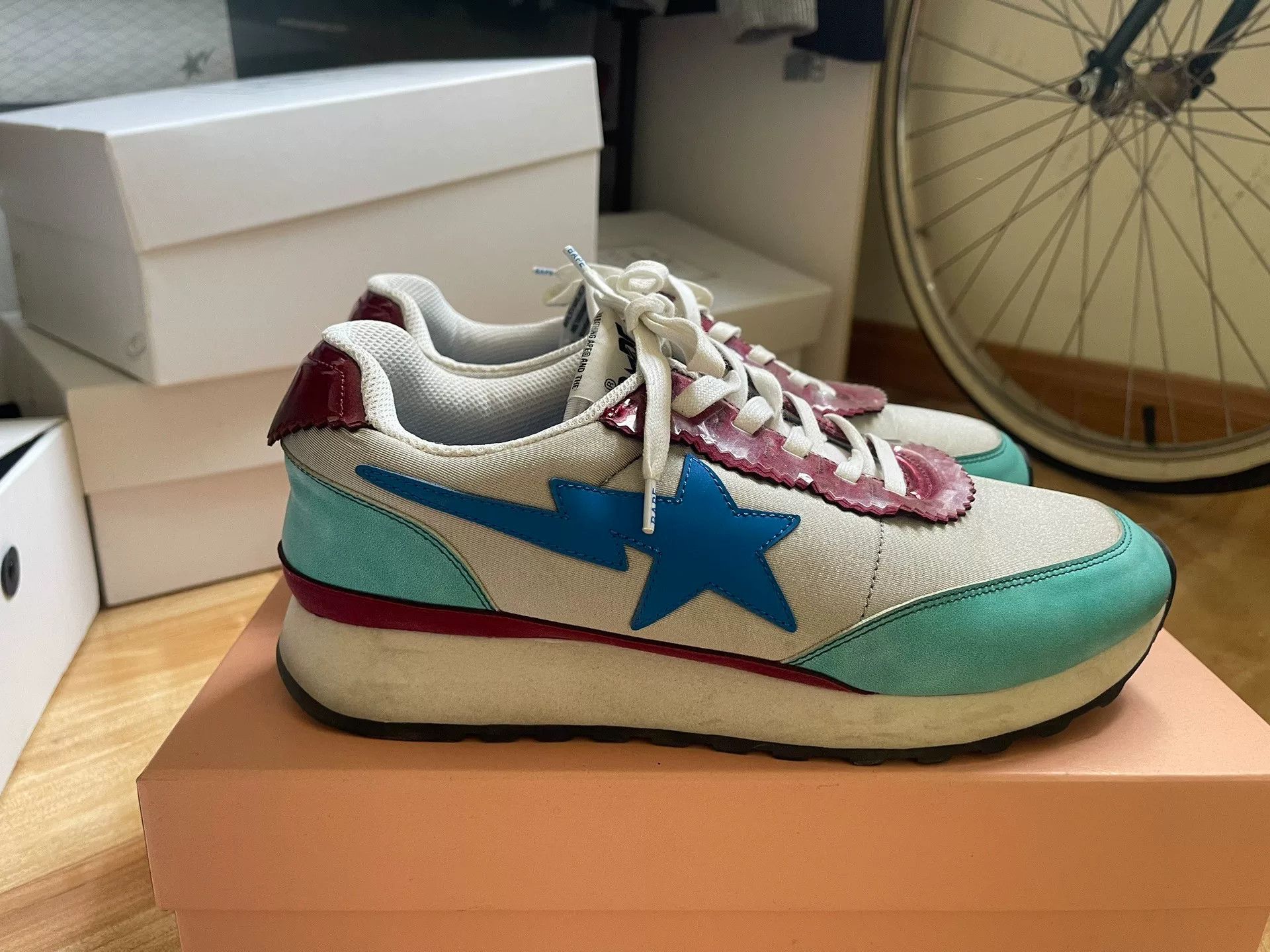Bape Bape V-Sole Platform Sneakers Size US 9 / EU 42 - 1 Thumbnail