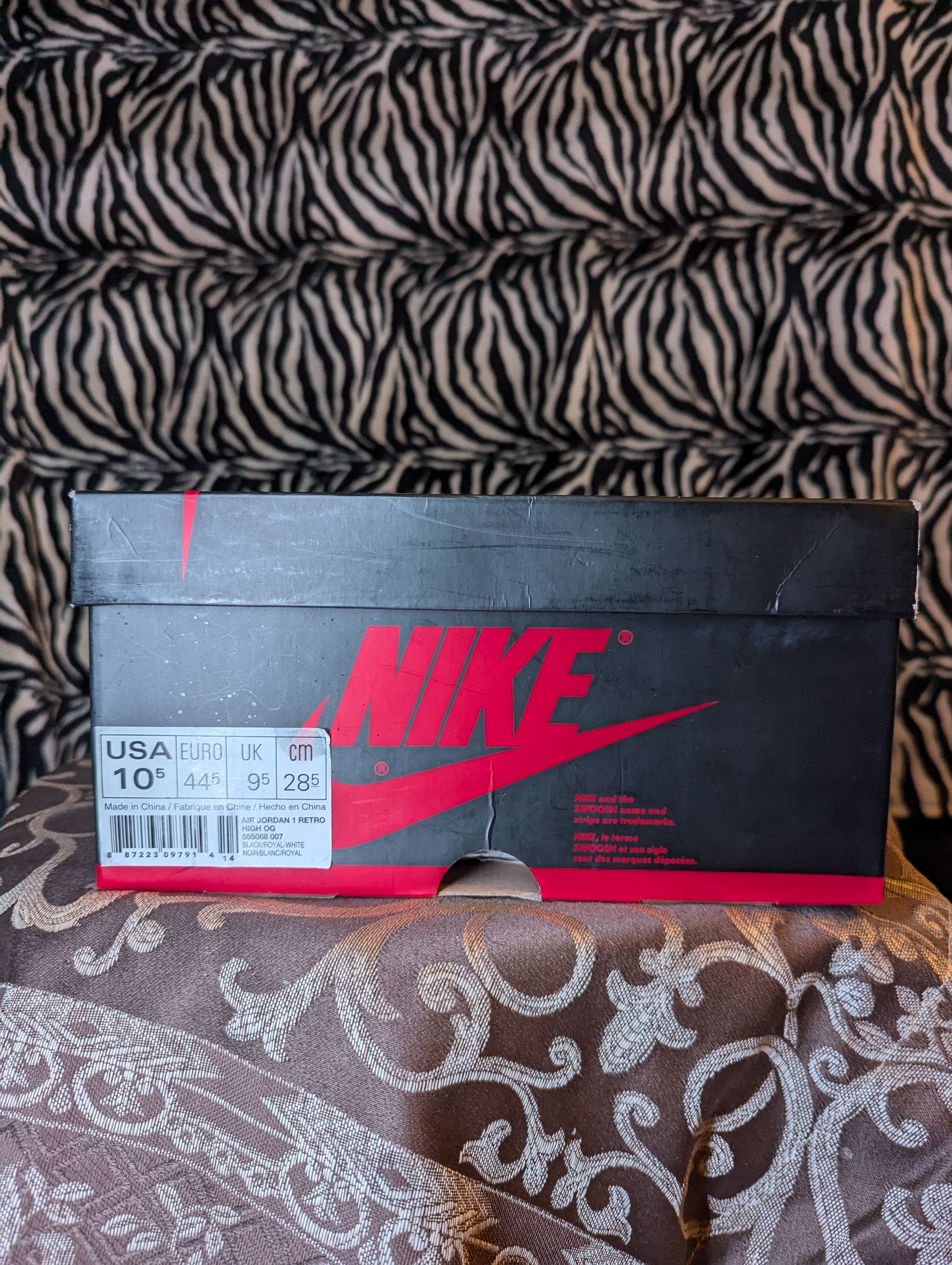 Nike Nike Air Jordan 1 Royal Blue 2017 Size US 10.5 / EU 43-44 - 9 Thumbnail