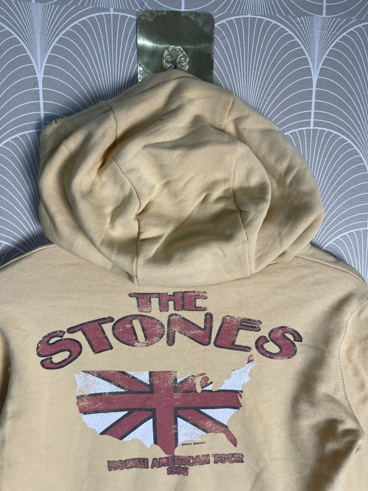 Band Tees × The Rolling Stones × Vintage VINTAGE THE ROLLING STONES TOUR 1996 HOODIE SWEATER Size S / US 4 / IT 40 - 18 Thumbnail