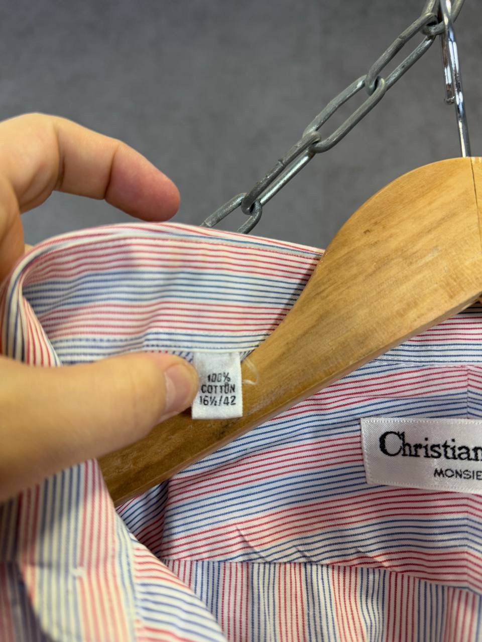 Christian Dior Monsieur Christian Dior Monsieur vintage designer striped shirt Size US L / EU 52-54 / 3 - 5 Thumbnail