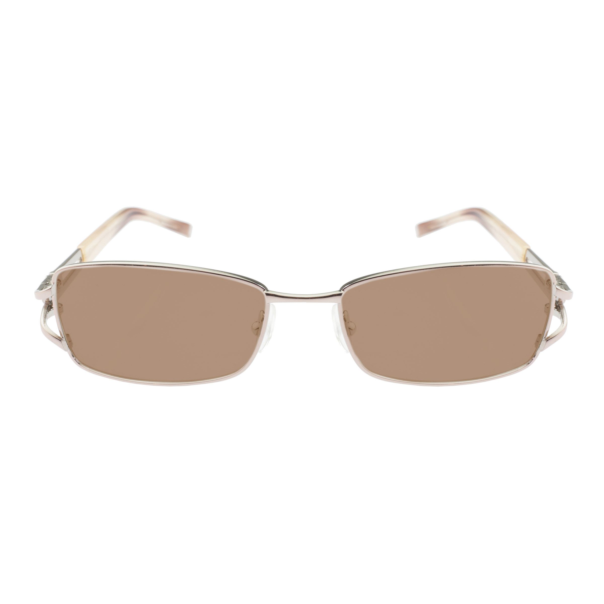 Valentino Valentino '90s Crystal Signature Baby Pink Sunglasses Brown Size ONE SIZE - 3 Thumbnail