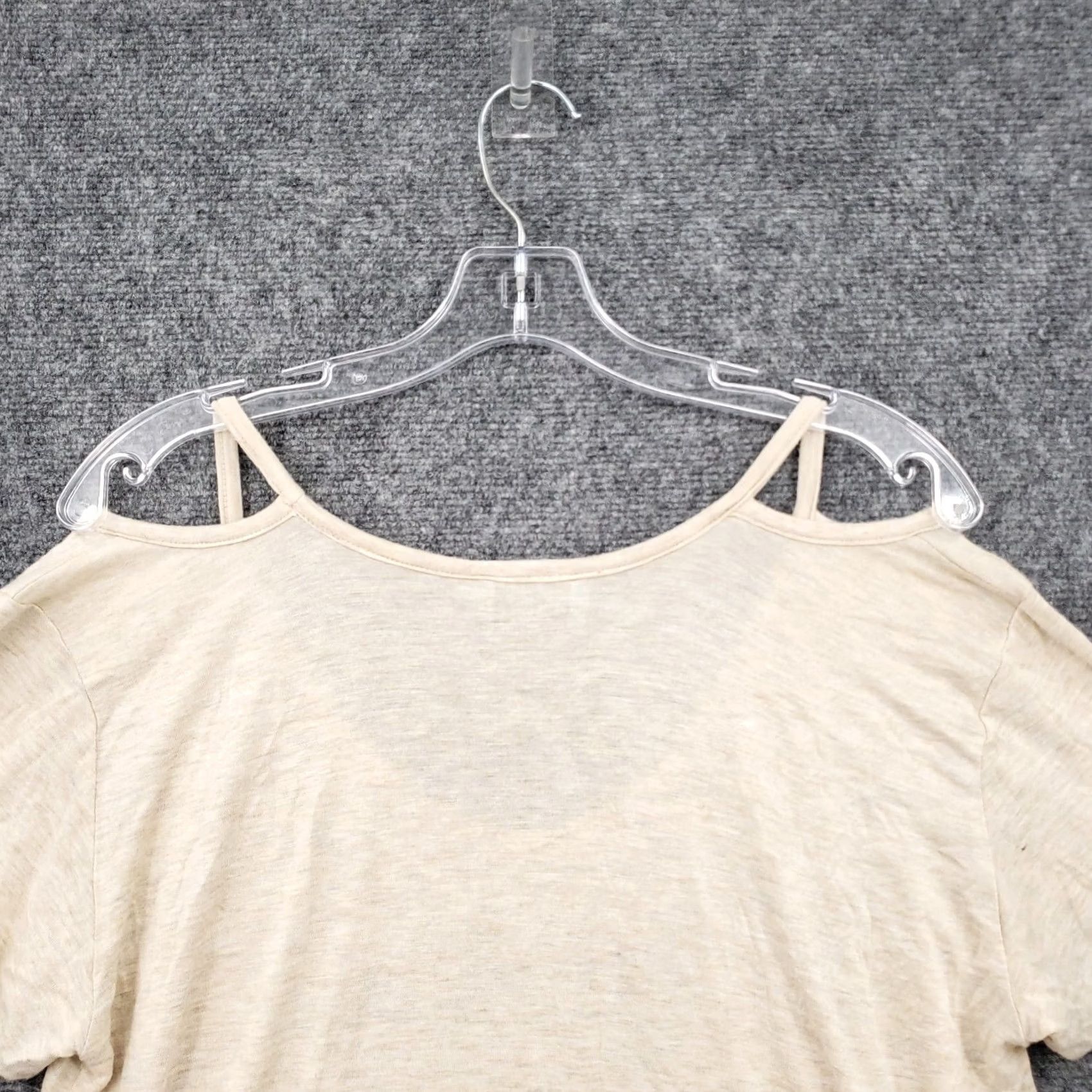 Vintage Judith March T-Shirt Womens L Beige Cold Shoulder Santa Christmas Holiday 90s Theme Shirts Womens L Size L / US 10 / IT 46 - 6 Thumbnail
