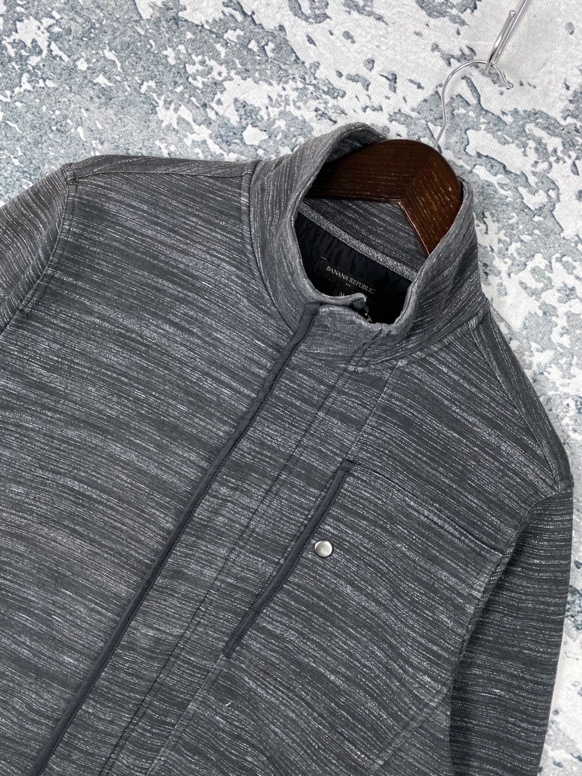 Banana Republic Vintage Banana Republic Zip Up Sweatshirts Size US M / EU 48-50 / 2 - 2 Thumbnail