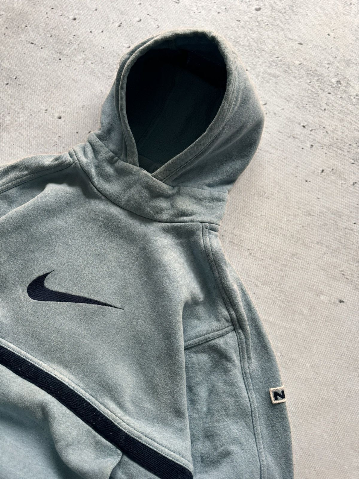 Nike × Vintage NIKE VINTAGE CENTER LOGO OVERSIZE BOXY HOODIE Size US S / EU 44-46 / 1 - 4 Thumbnail