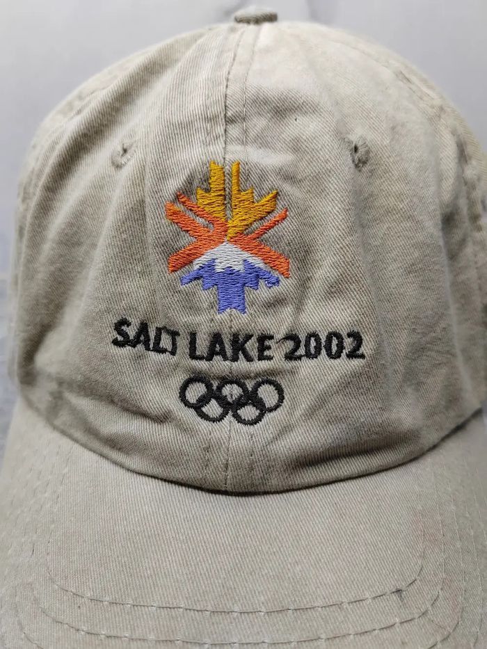 USA Olympics Vintage Salt Lake Olympic Winter Games 2002 Cap Hat Size ONE SIZE - 3 Thumbnail