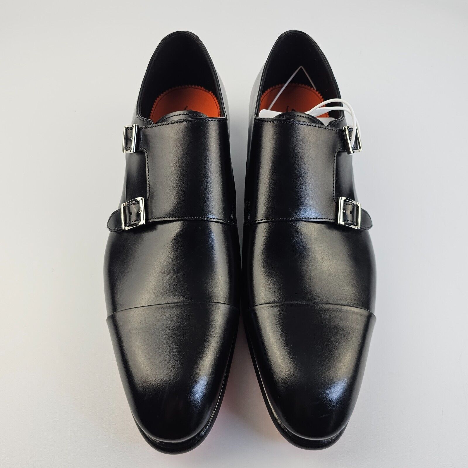 Santoni Santoni Back Polished Leather Double Buckle Shoe New Size US 11 / EU 44 - 6 Thumbnail