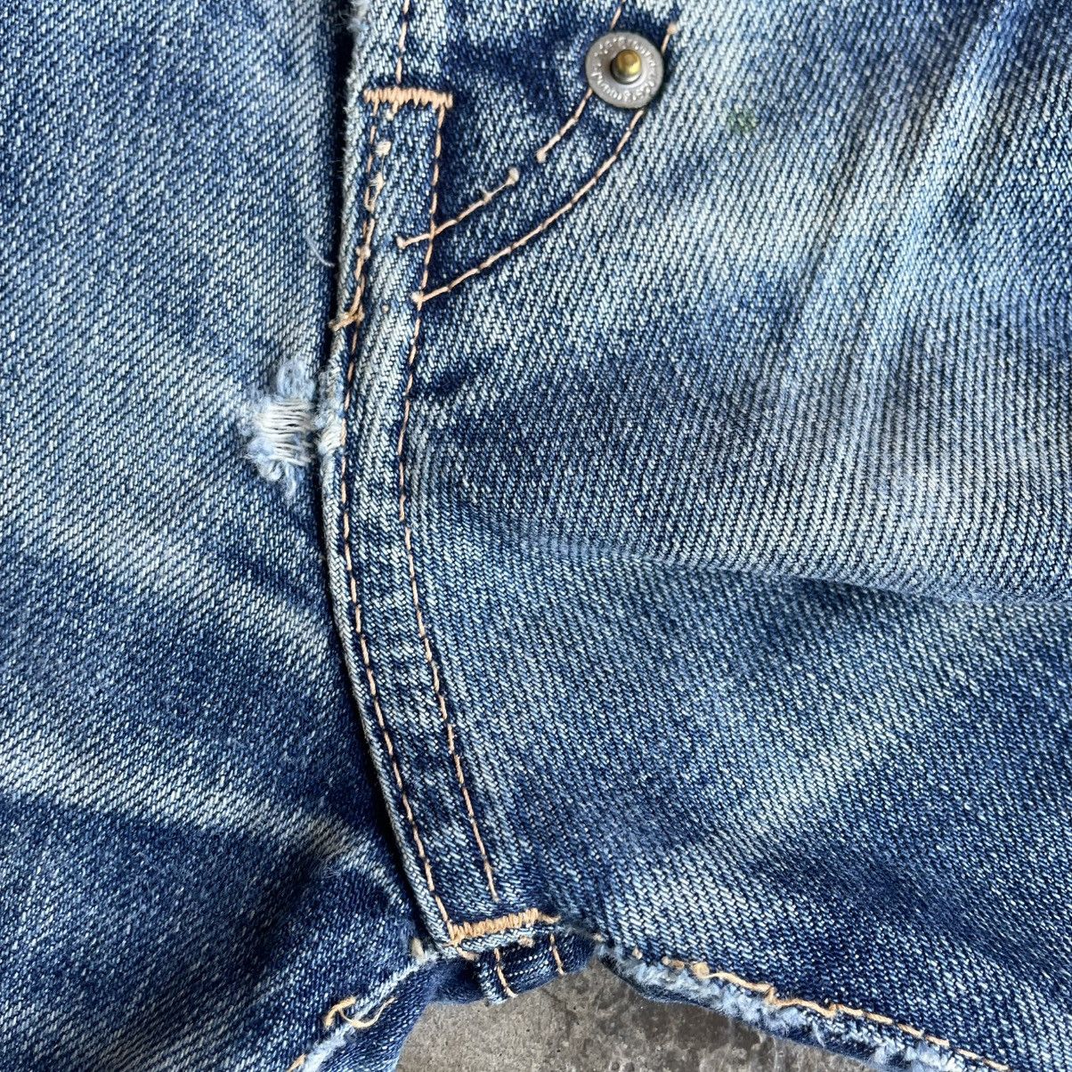Nitraid 🔥🇯🇵Vintage Nitraid Skateboard Ripped Distress Denim Jeans Size US 36 / EU 52 - 12 Thumbnail