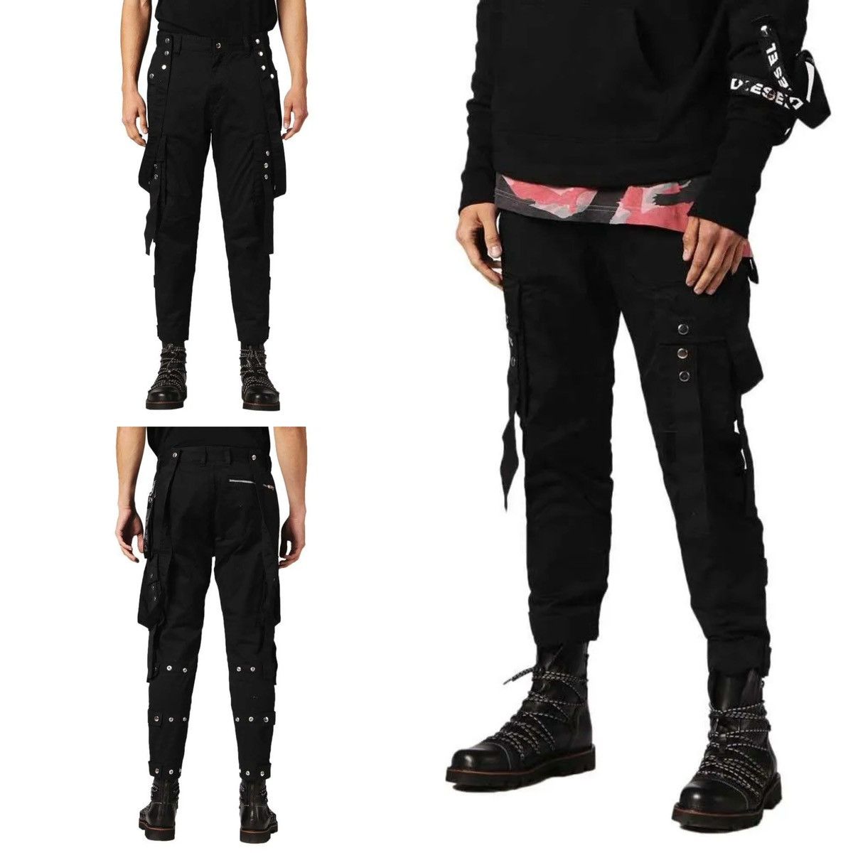 Diesel SS18 Diesel Bondage Cargo Pants Size US 32 / EU 48 - 2 Thumbnail