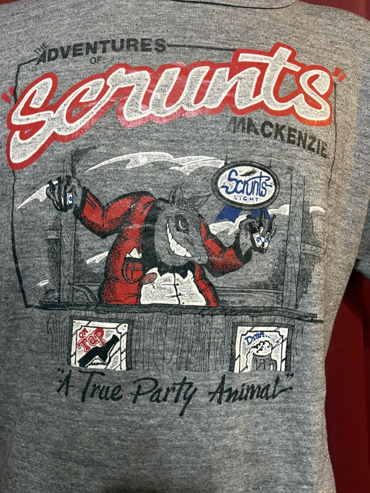 Vintage Vintage Scrunts Mackenzie Tshirt 90’s Party Animal Beer Tee Size US L / EU 52-54 / 3 - 2 Thumbnail