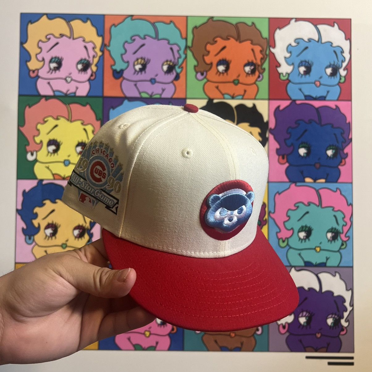 New Era Chicago Cubs Two tone 7 1/4 Grey UV Size ONE SIZE - 1 Thumbnail