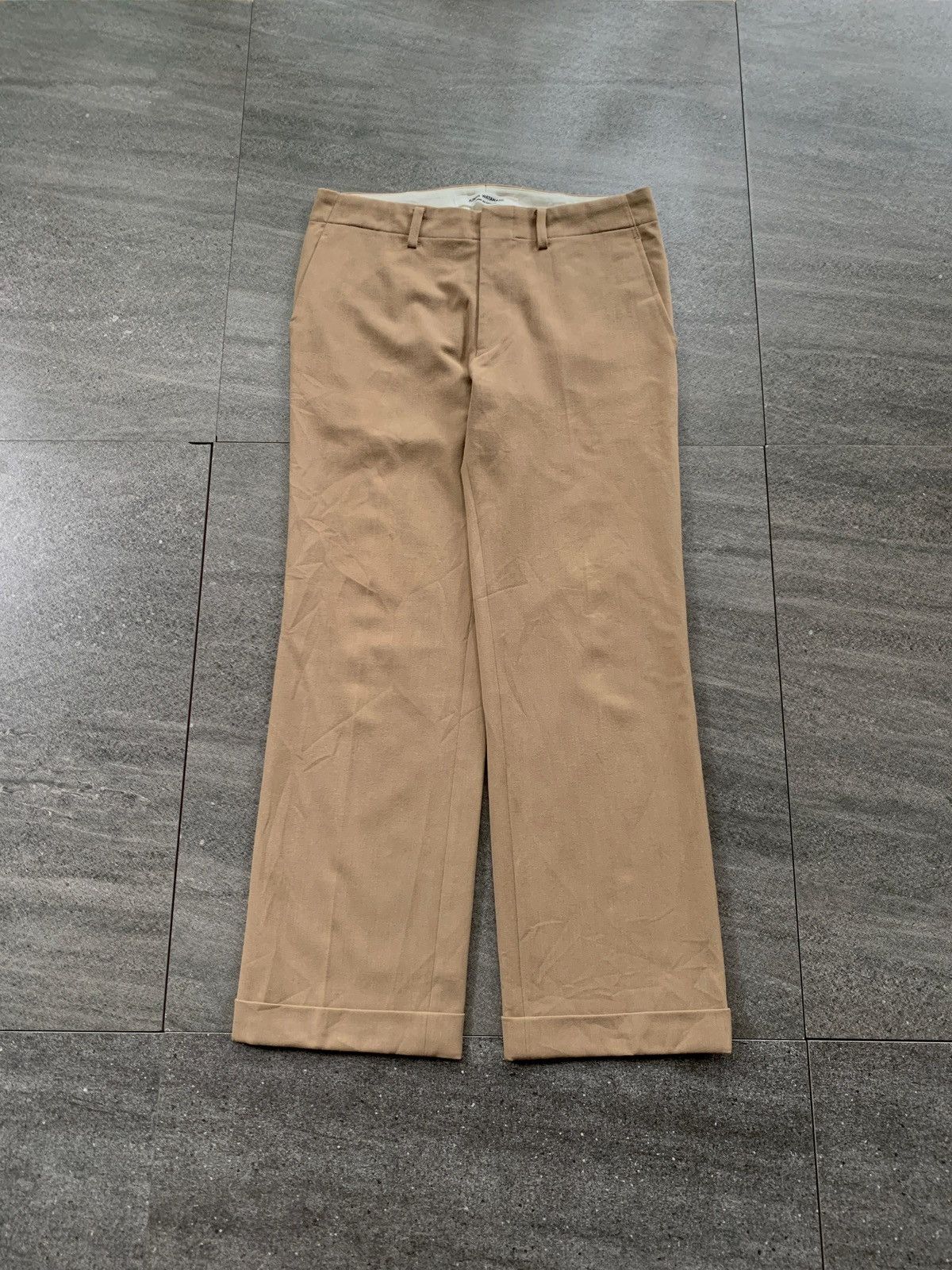 Junya Watanabe FREE TAX! 2000s Straight Cuffed Trousers Size US 29 - 2 Thumbnail