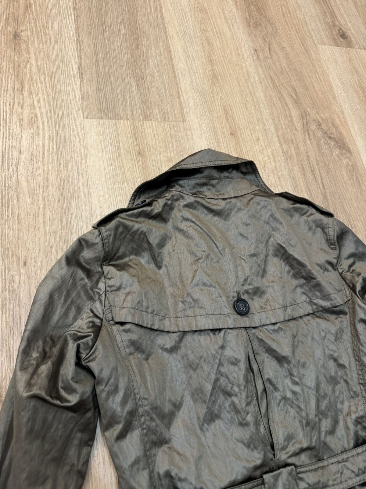 Marella Marella Double Breasted Trench Coat Belt M Size M / US 6-8 / IT 42-44 - 9 Thumbnail
