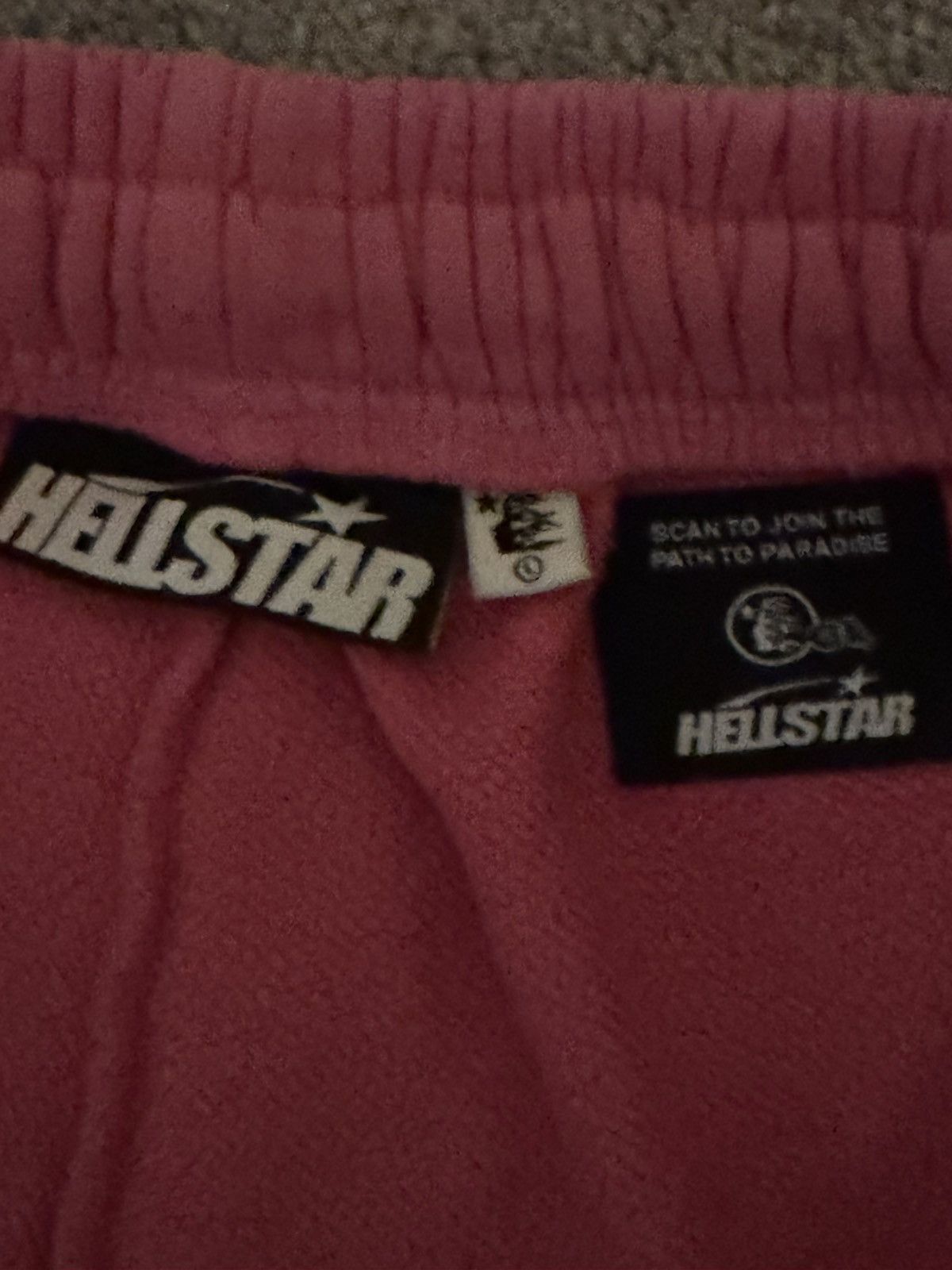 HELLSTAR Hellstar Pink Flame Sweat Shorts Size US 32 / EU 48 - 3 Thumbnail