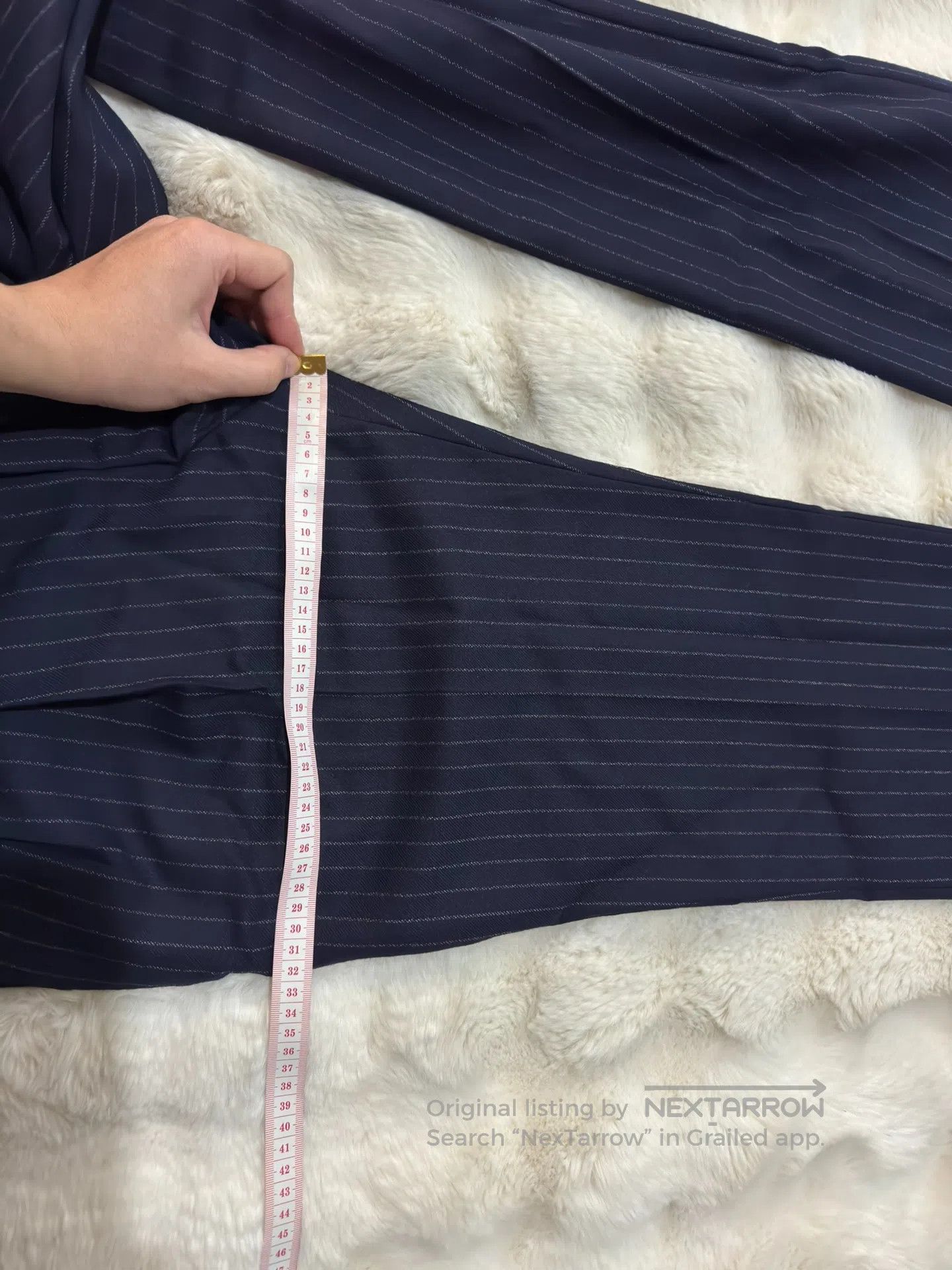 Saint Laurent Paris Saint Laurent Paris Double Pleat Flannel Trousers| Size US 28 / EU 44 - 8 Thumbnail