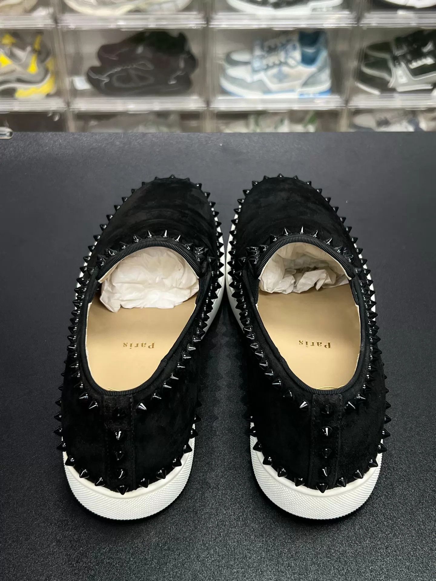 Christian Louboutin CL Pik Boat Studded Slip-On 41.5 Size US 8.5 / EU 41-42 - 7 Thumbnail