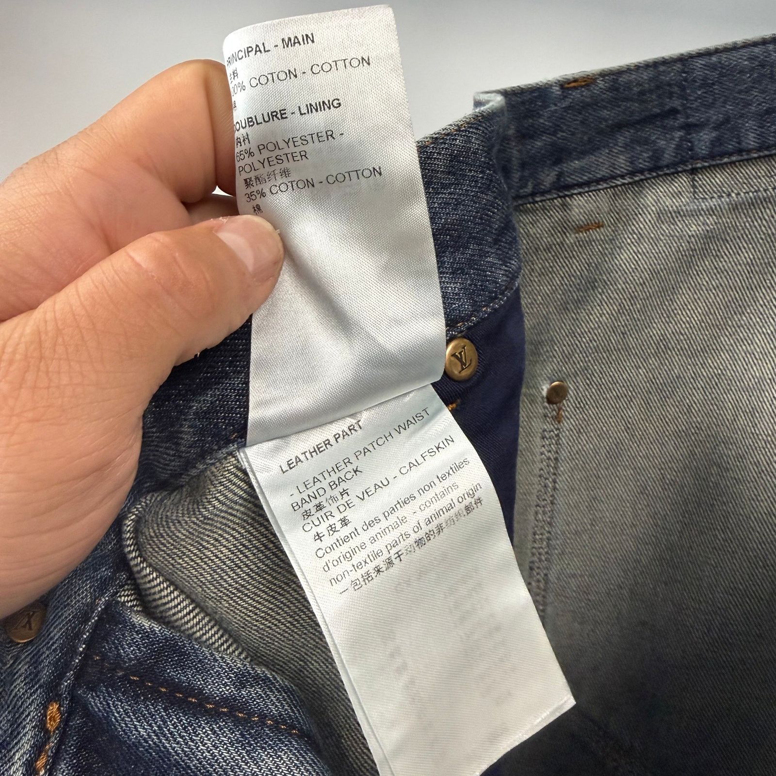 Louis Vuitton Louis Vuitton Monogra Double Knee Carpenter Denim - 36 Size US 36 / EU 52 - 13 Thumbnail