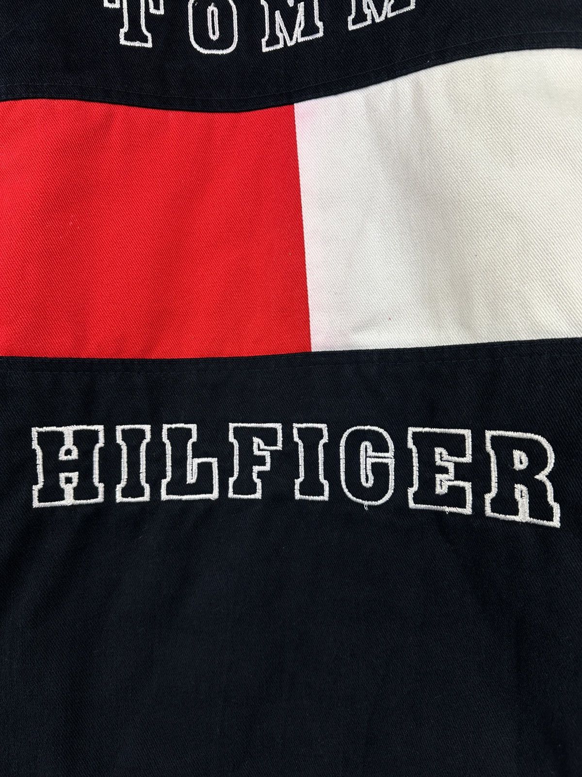 Tommy Hilfiger × Vintage Vintage 90’s Tommy Hilfiger Big Embroidered Logo Jacket Size US XS / EU 42 / 0 - 6 Thumbnail