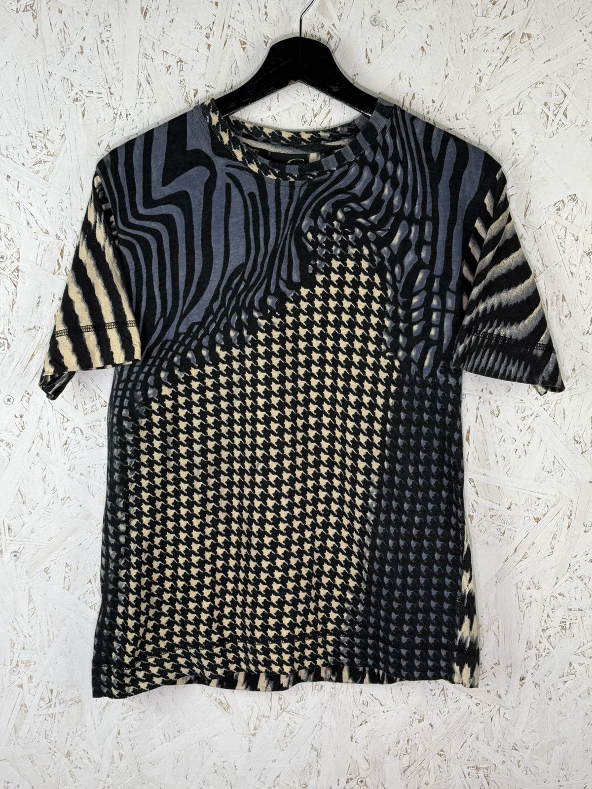 Just Cavalli Just Cavalli SS2001 Multi Patterned Psycho T-Shirt Size M Size US M / EU 48-50 / 2 - 1 Thumbnail
