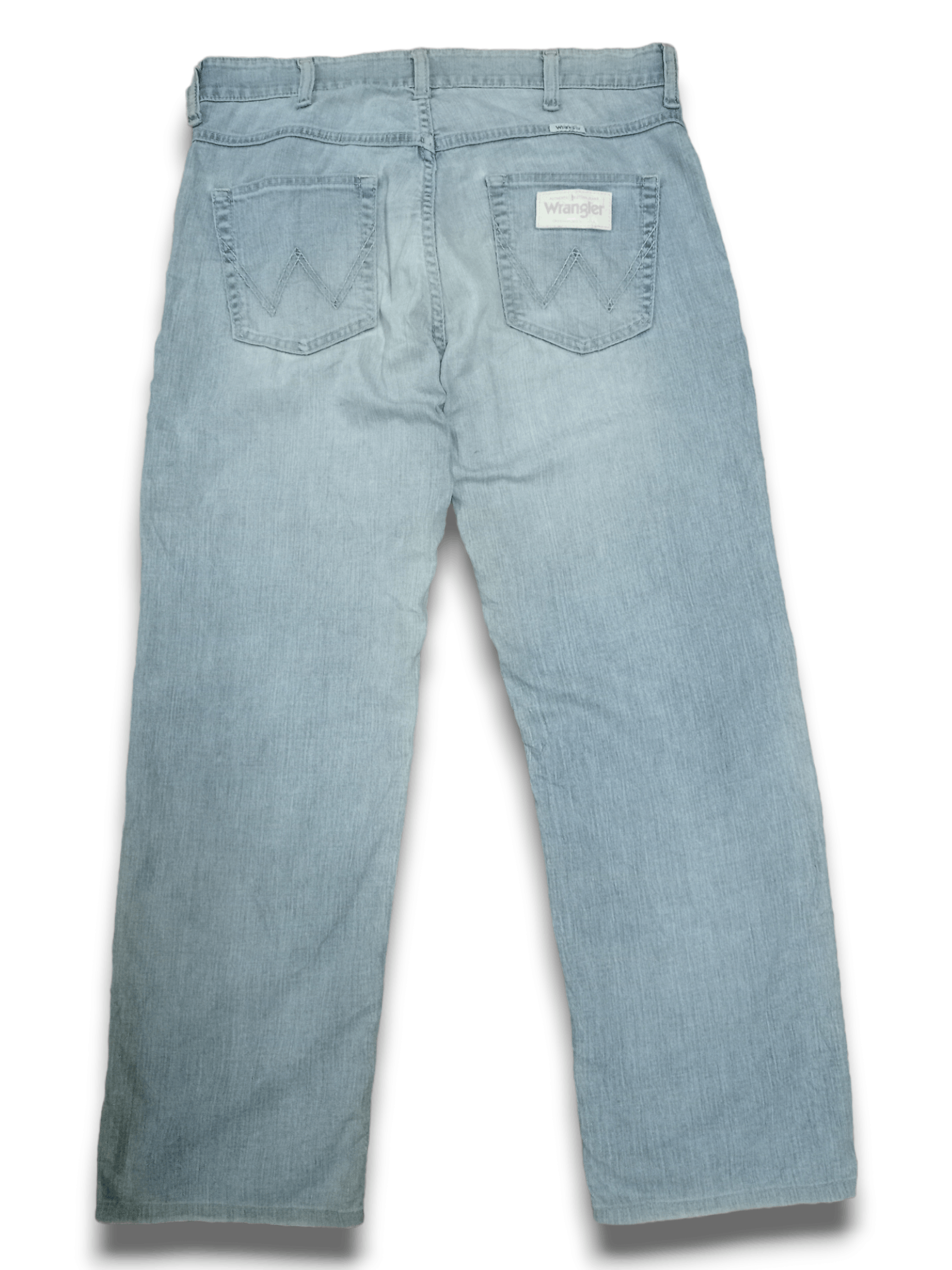 Wrangler SALES 🔥 Vintage Wrangler Light Wash Rip Baggy Denim Pants Size US 34 / EU 50 - 2 Thumbnail