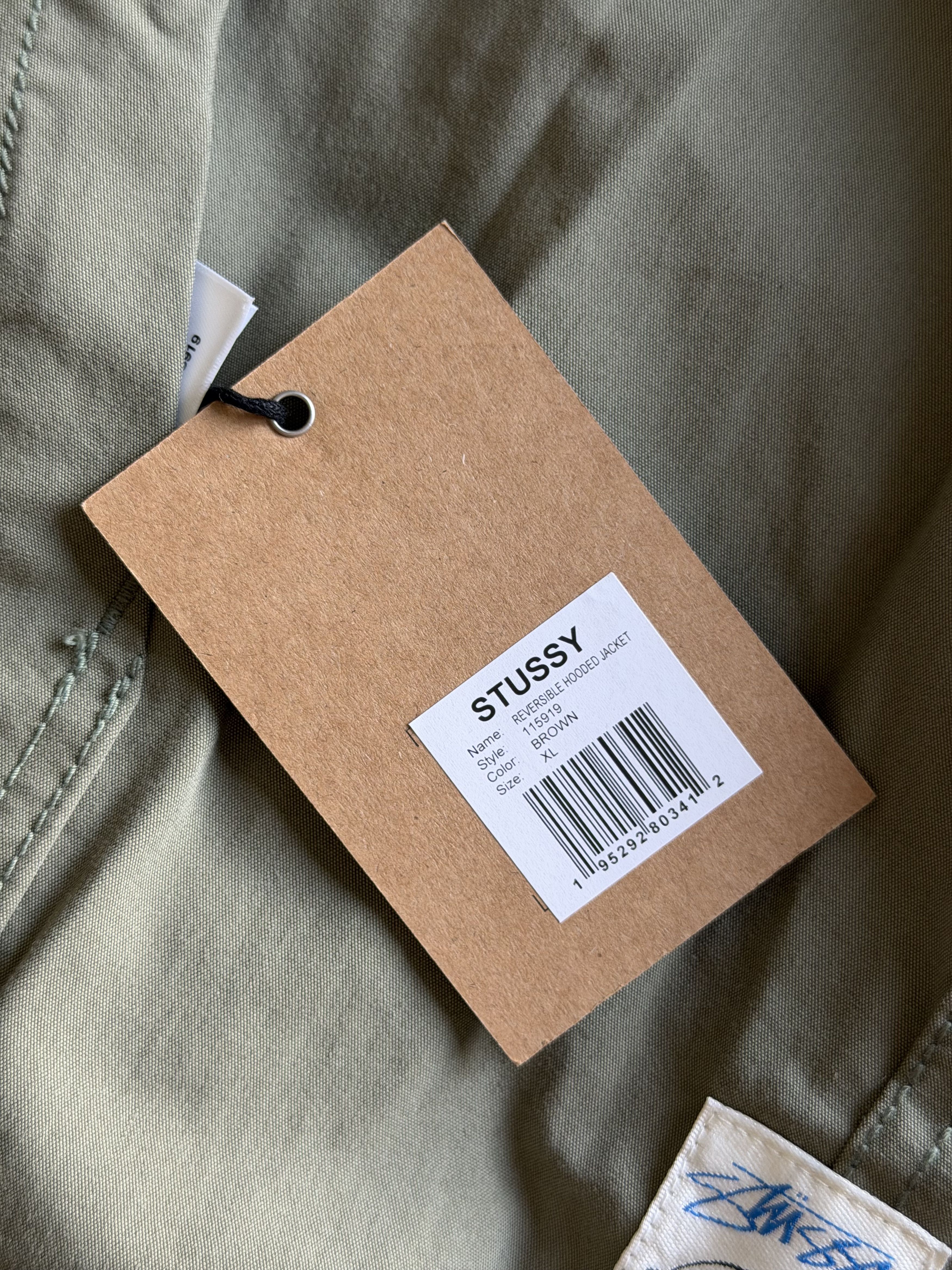 Stussy Stussy Reversible Hooded Jacket in Brown Green Size US XL / EU 56 / 4 - 10 Thumbnail