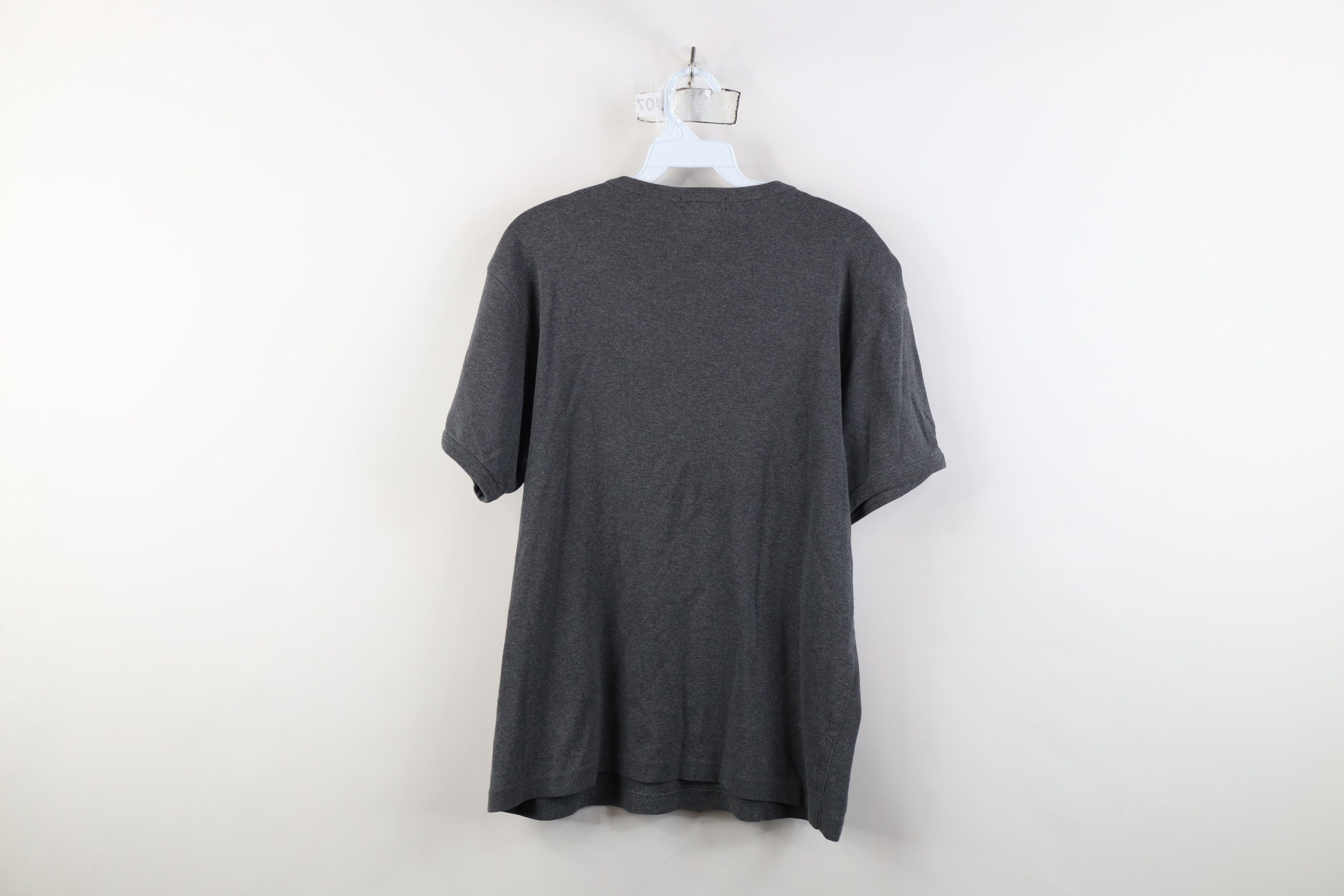 Gap Vintage 90s Y2K Gap Blank Babydoll Ribbed Knit T-Shirt Gray Size US L / EU 52-54 / 3 - 9 Thumbnail