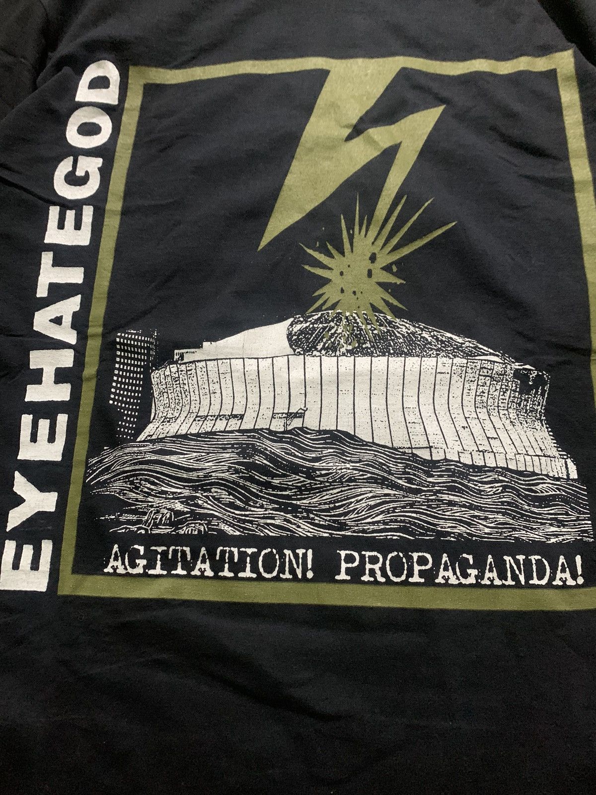 Band Tees × Vintage 2000s Vintage Eyehategod Agitation Propaganda Tee Size US S / EU 44-46 / 1 - 3 Thumbnail