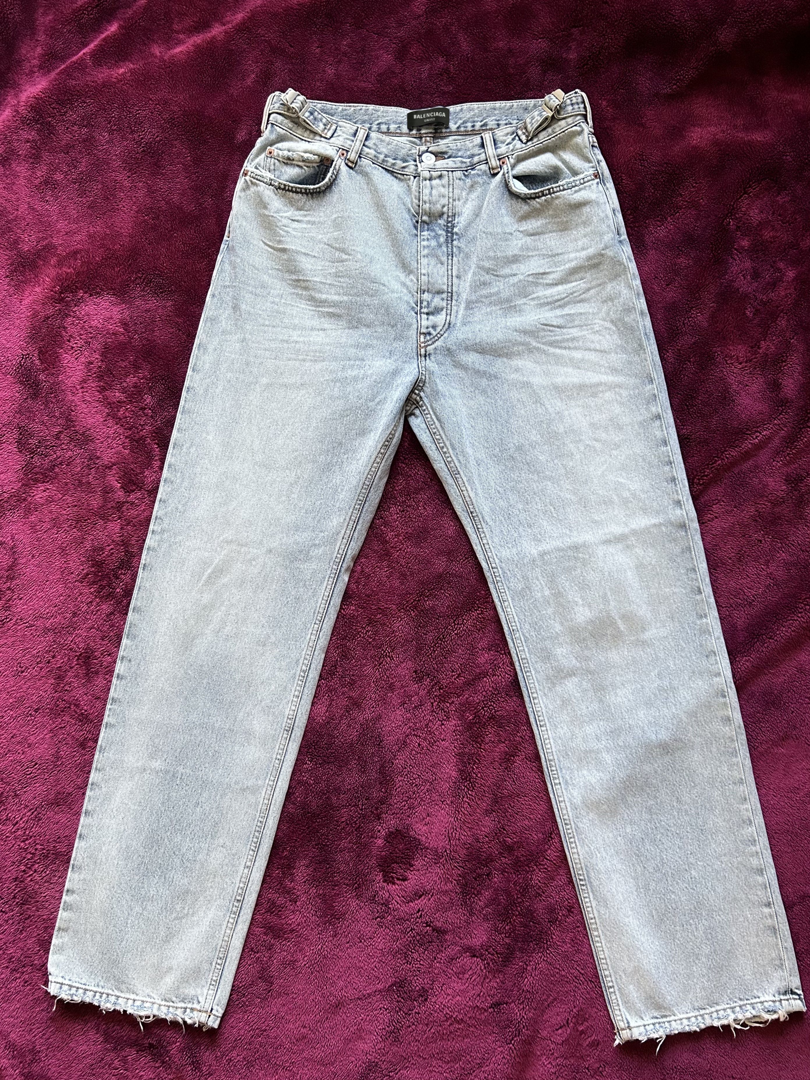 Balenciaga AW22 Baggy Skater Denim Size US 34 / EU 50 - 2 Thumbnail