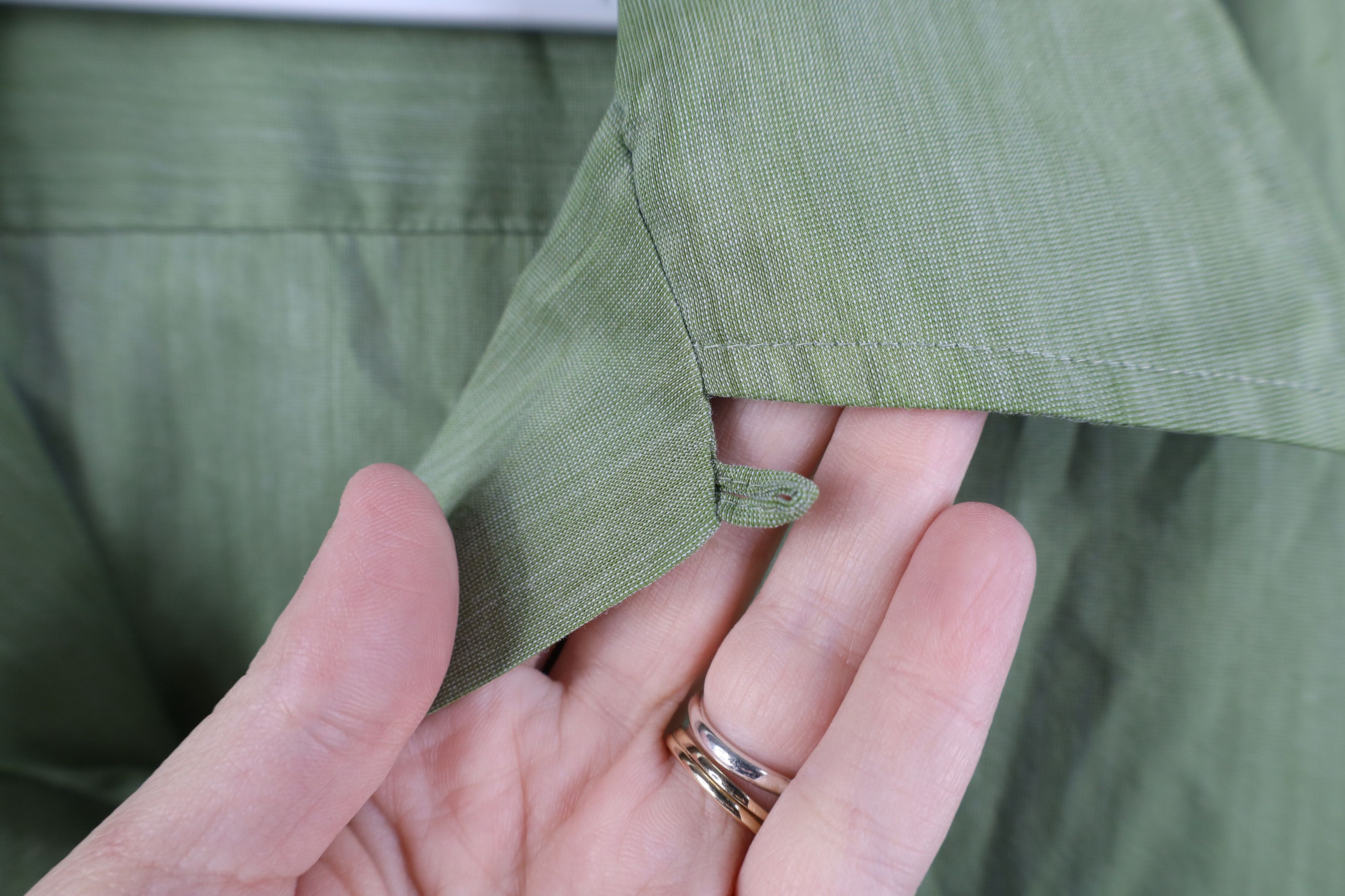 Vintage Vintage 50s Penneys Looped Collar Camp Button Shirt USA Size US L / EU 52-54 / 3 - 9 Thumbnail