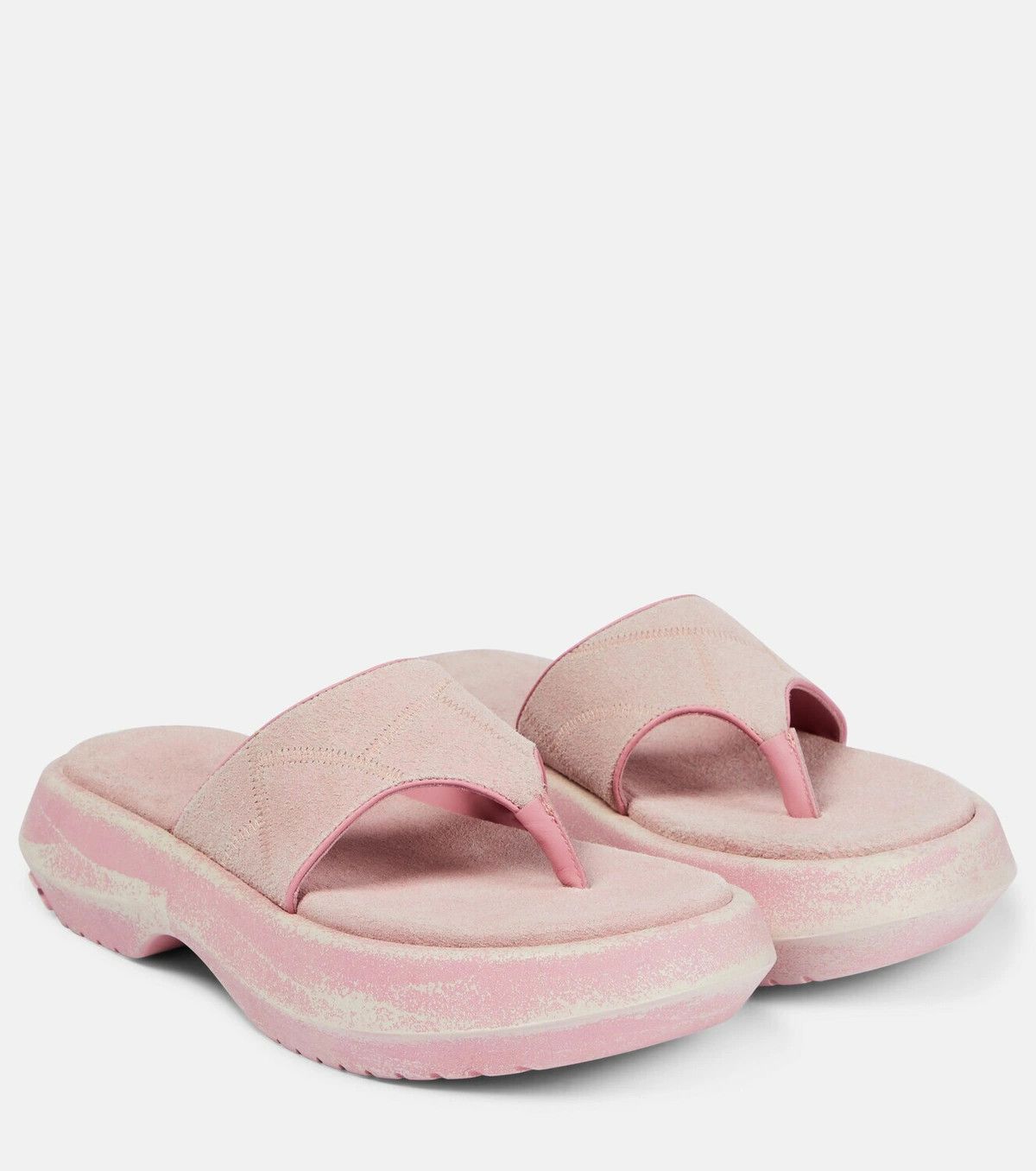 Acne Studios o1y0725 Leather Slippers in Light Pink Size US 10 / IT 40 - 1 Thumbnail