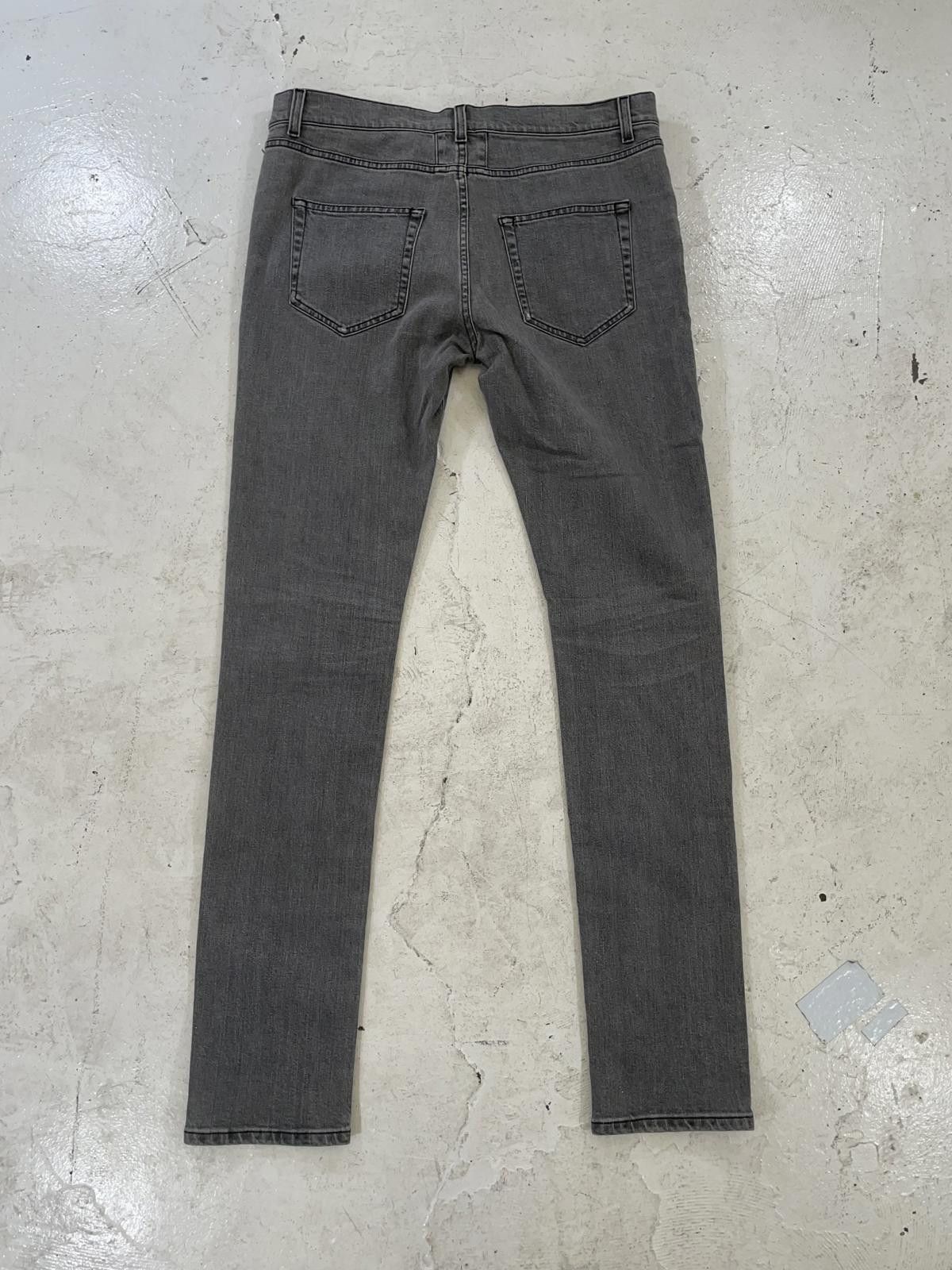 Saint Laurent Paris Saint Laurent Grey Wash D02 denim Size US 33 - 2 Thumbnail