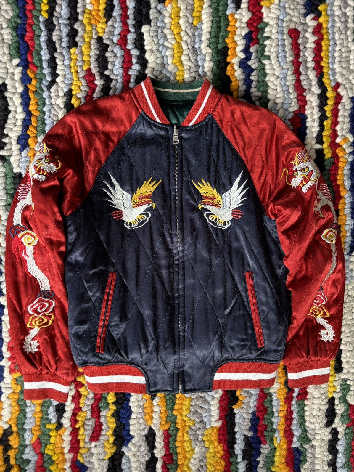 Other Sukajan 88-89 Korea Jacket Reversible Japan Size US S / EU 44-46 / 1 - 5 Thumbnail