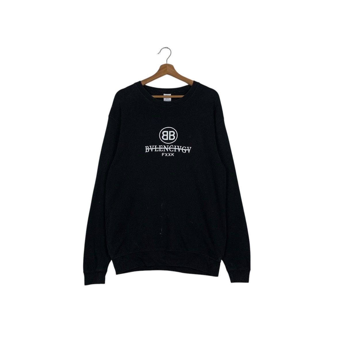 Japanese Brand UNITED ATHLE BB Big Logo Crewneck Sweatshirt #1918-C83 Size US L / EU 52-54 / 3 - 1 Thumbnail
