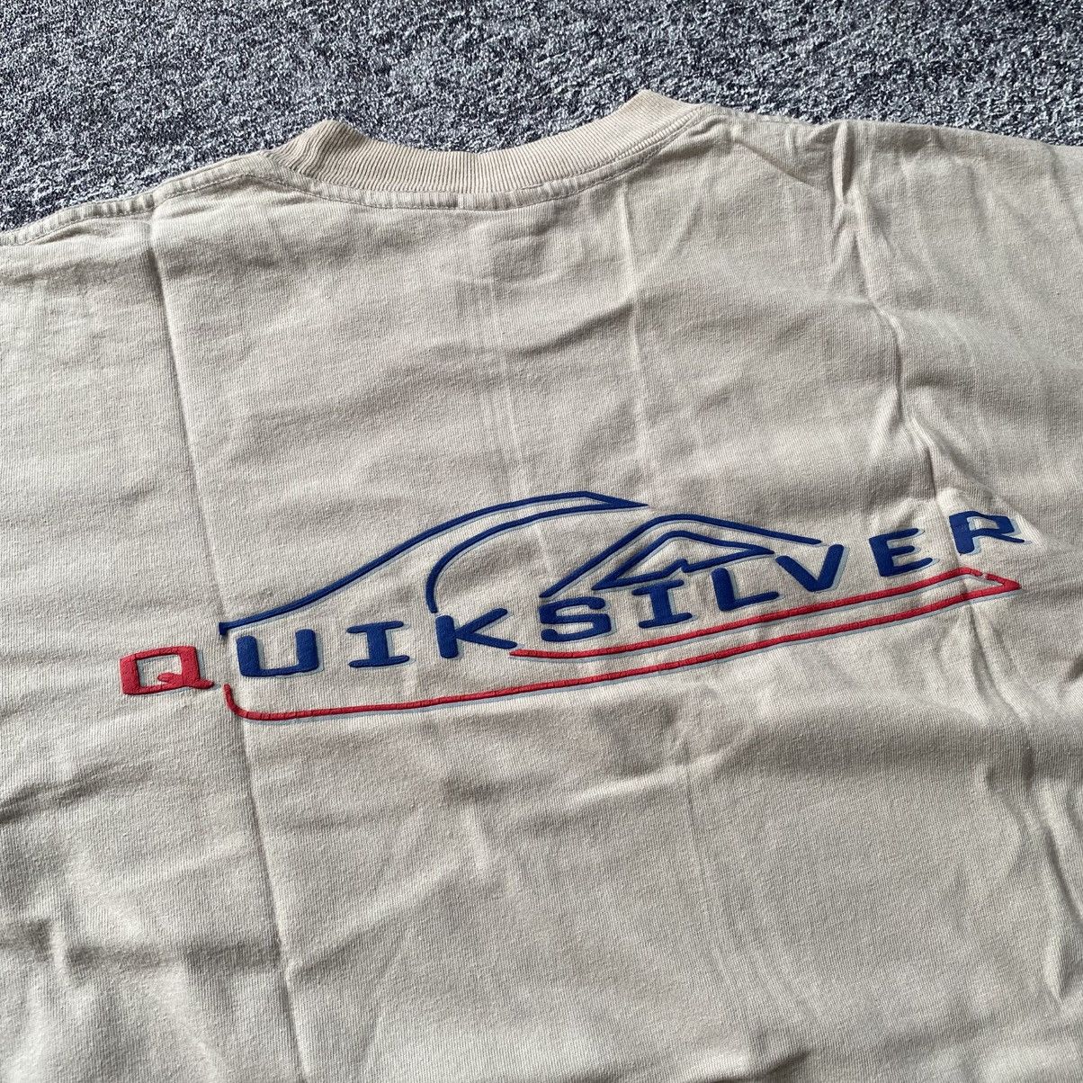 Quicksilver × Quiksilver 💥SOLD💥Vintage Quiksilver Logo Tshirt Size US M / EU 48-50 / 2 - 4 Thumbnail