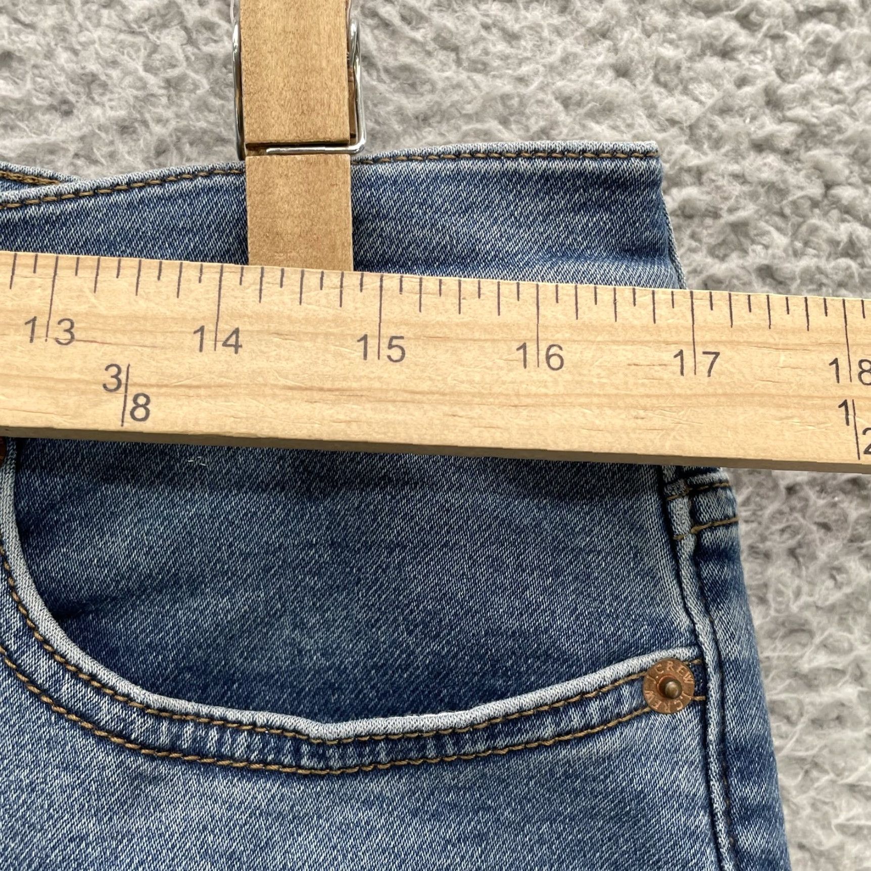J.Crew VINTAGE J.Crew Jeans Womens 32 Mid Rise Skinny Denim Y2K Chic Academia Indie Preppy 90s Mens? Size 24" / US 00 / IT 34 - 4 Thumbnail