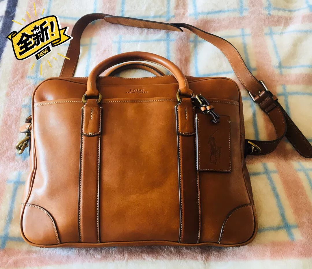 Ralph Lauren Ralph Lauren Leather Briefcase Size ONE SIZE - 1 Thumbnail
