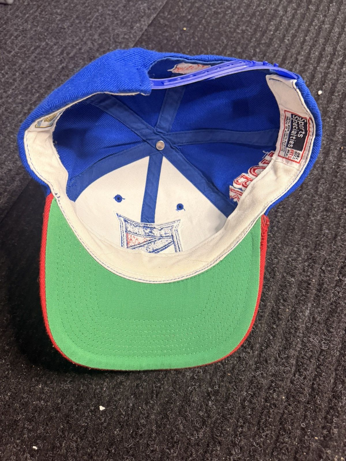 Sports Specialties Vintage new york rangers sports specialties snapback hat Size ONE SIZE - 3 Thumbnail