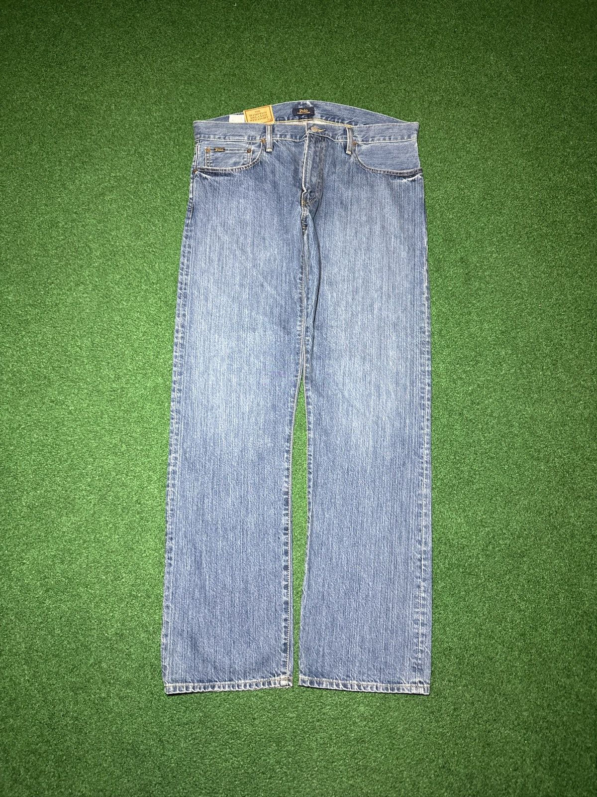 Polo Ralph Lauren Polo Ralph Lauren Hampton Relaxed Straight Jeans 36x34 Denim Size US 36 / EU 52 - 3 Thumbnail