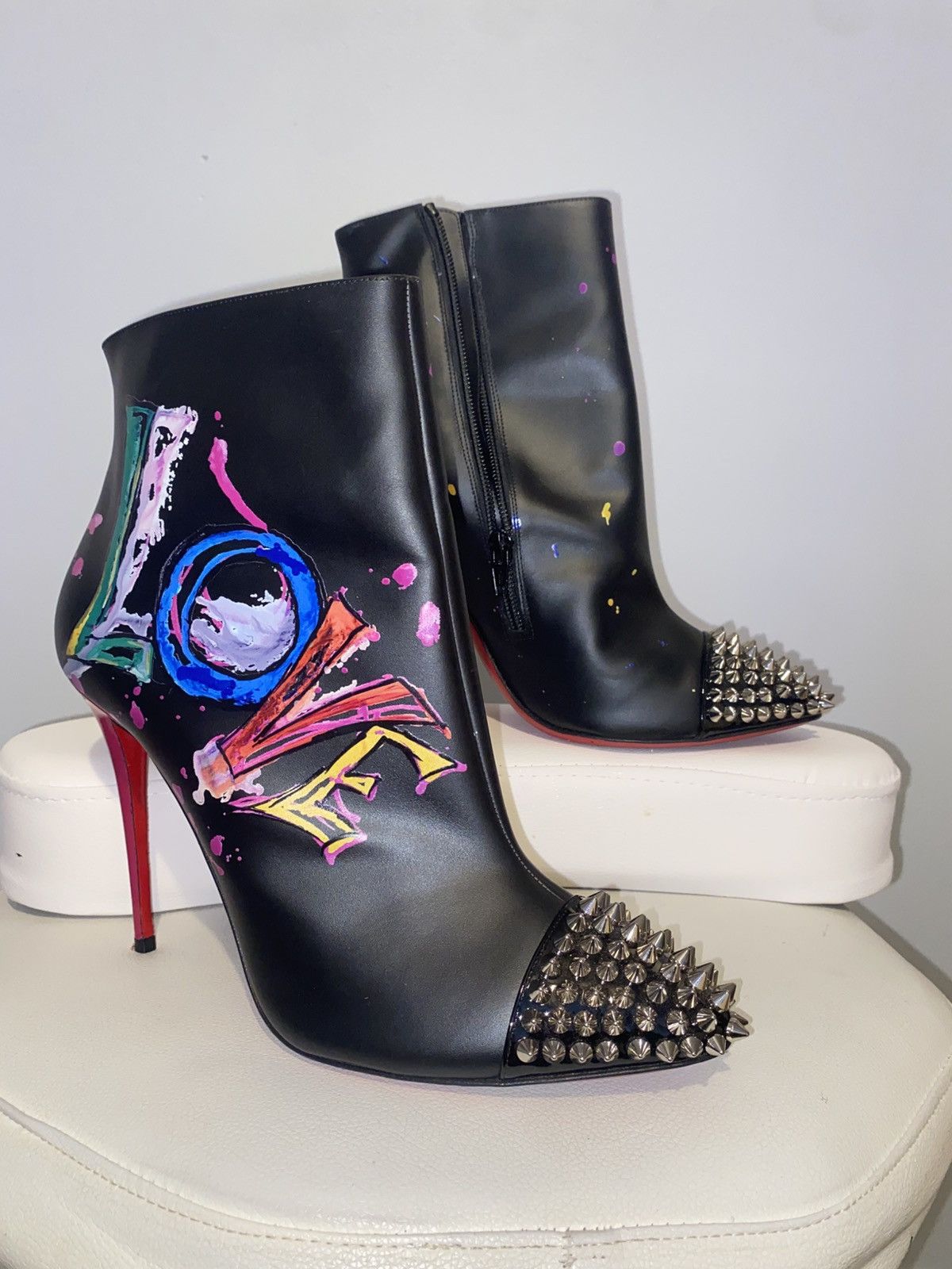 Christian Louboutin LOVE IS A BOOT Stiletto Louboutin Size US 9.5 / IT 39.5 - 3 Thumbnail