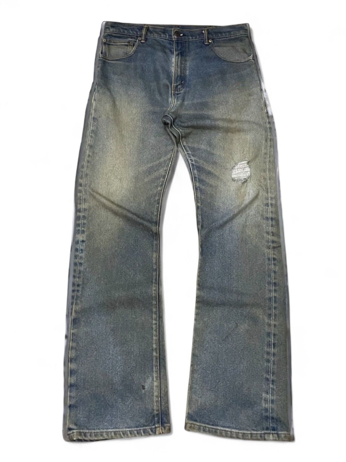 Hysteric Glamour × Levi's × Vintage Vintage Levis 517 Bootcut Dirty Muddy Flare Jeans Size US 32 / EU 48 - 1 Thumbnail