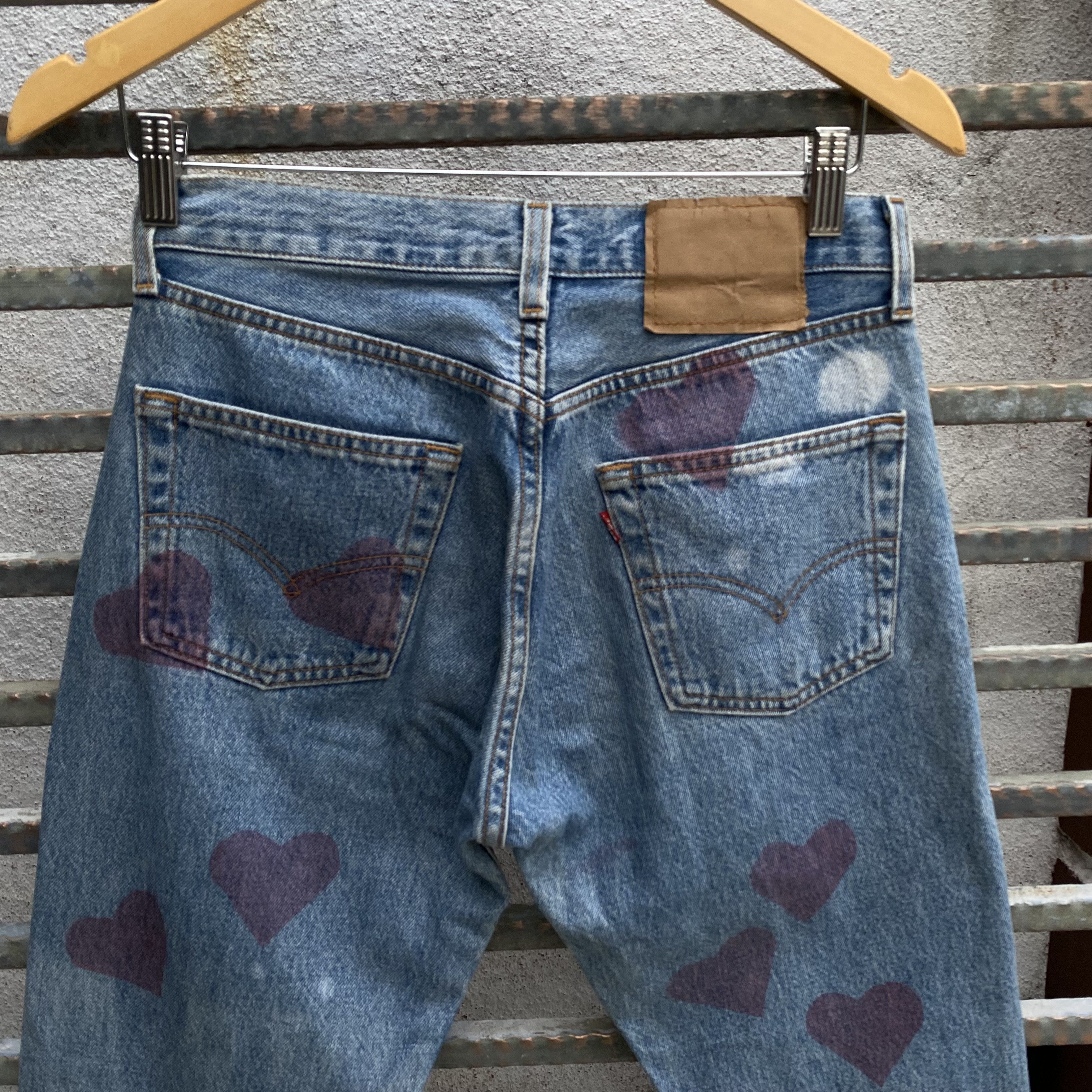 Levi's Vintage 90s Levis 501 Grunge Style Jeans Size 28" / US 6 / IT 42 - 5 Thumbnail