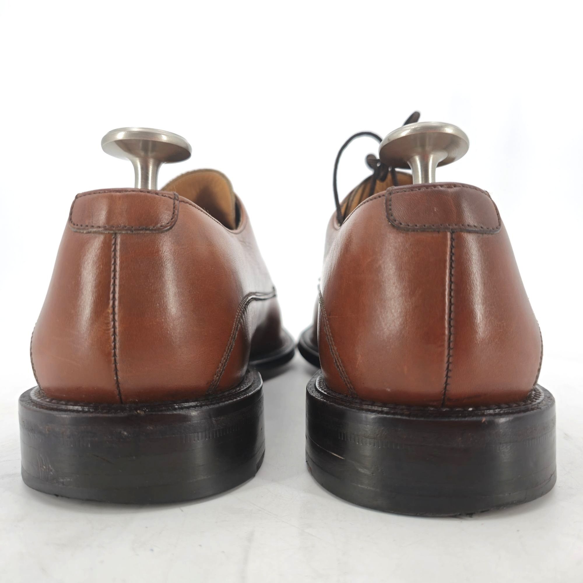 Mezlan Mezlan Spain Men 10 Brown Leather Dress Shoes Oxford Derby Size US 10 / EU 43 - 5 Thumbnail