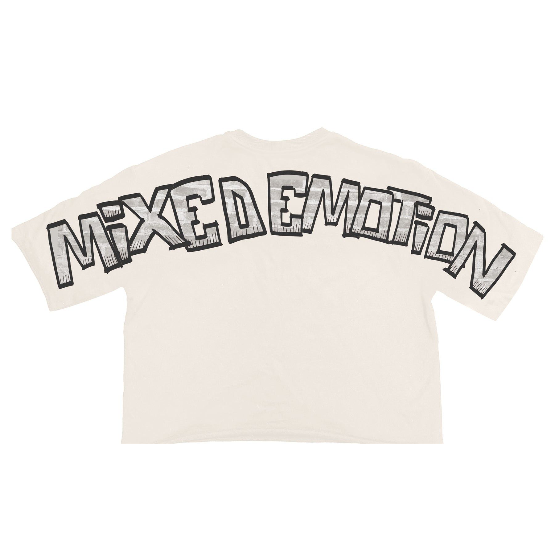 Other Cream “Monster” Cropped Tee- Mixed Emotion Size US S / EU 44-46 / 1 - 2 Thumbnail