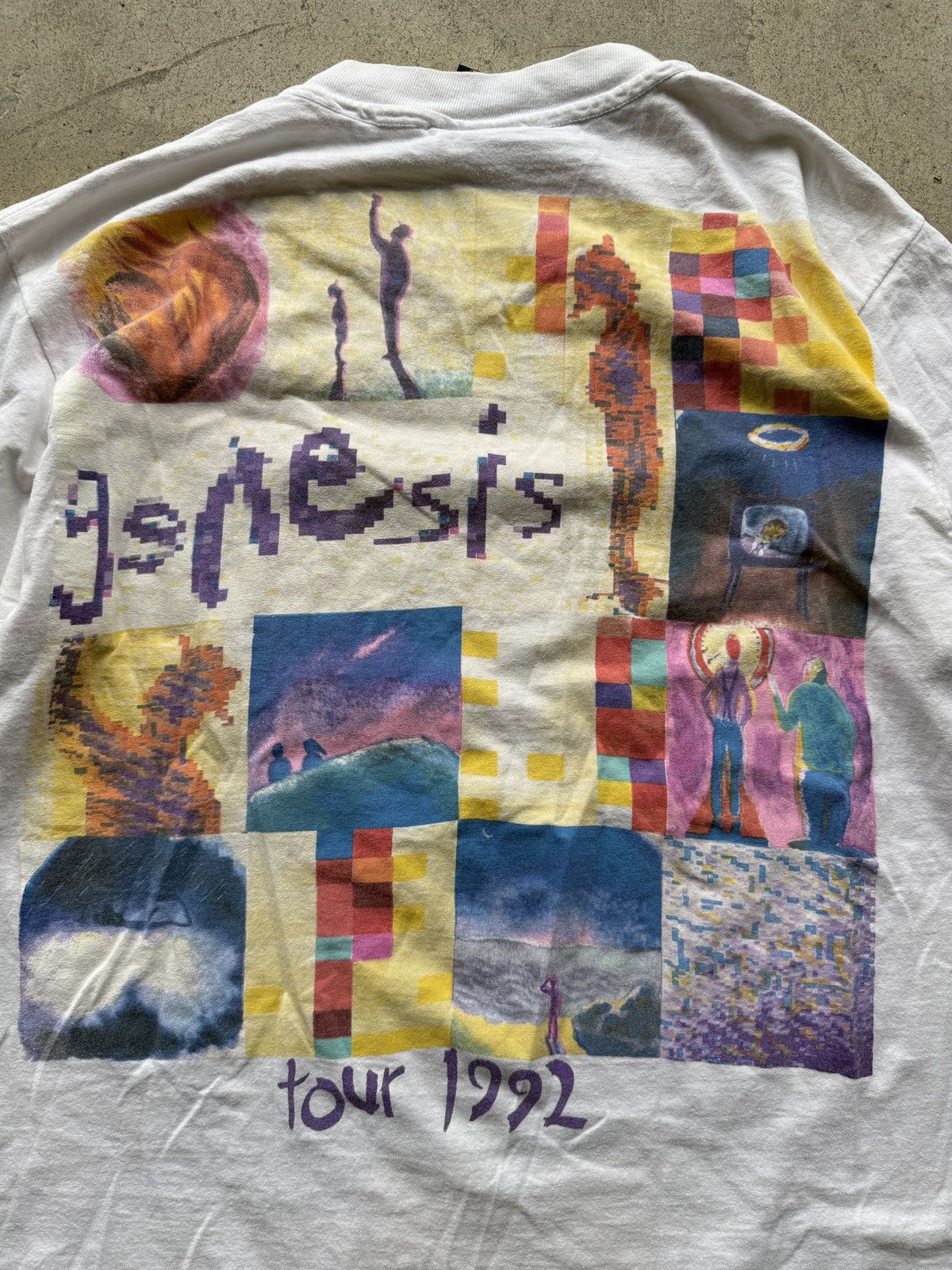 Band Tees × Giant × Vintage Insane graphic Genesis band tee Size US L / EU 52-54 / 3 - 6 Thumbnail