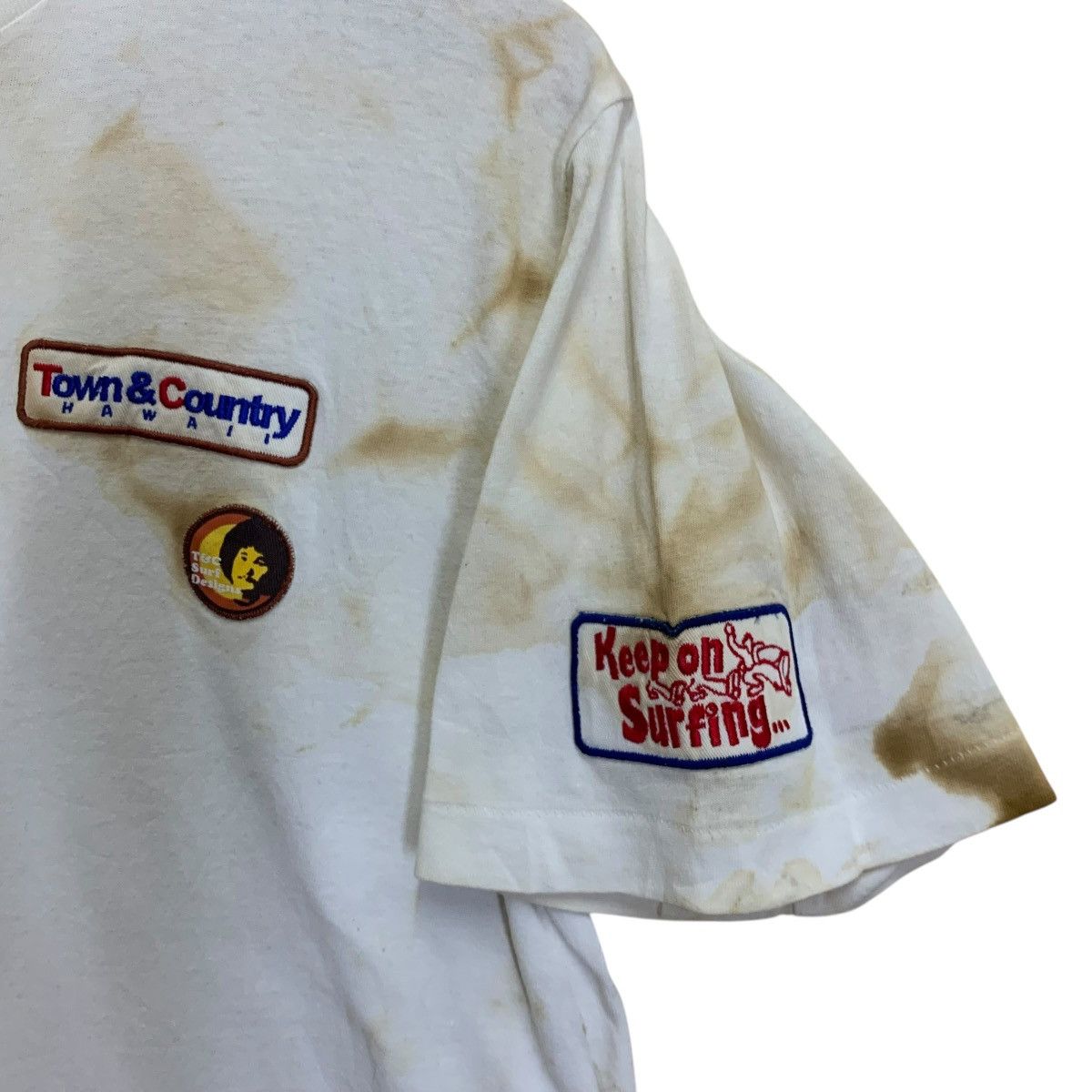 Sun Surf Vintage 90s Town N Country Hawaii Tie Die Shortsleeve Tee Size US M / EU 48-50 / 2 - 5 Thumbnail